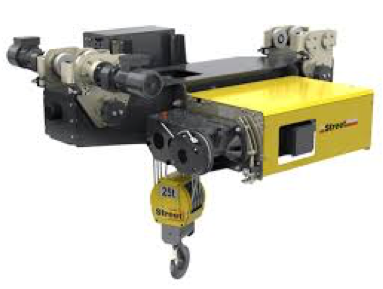 Hoist with underhung trolley