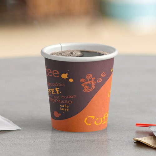 EcoChoice 10 oz. Kraft Compostable Paper Hot Cup - 1000/Case