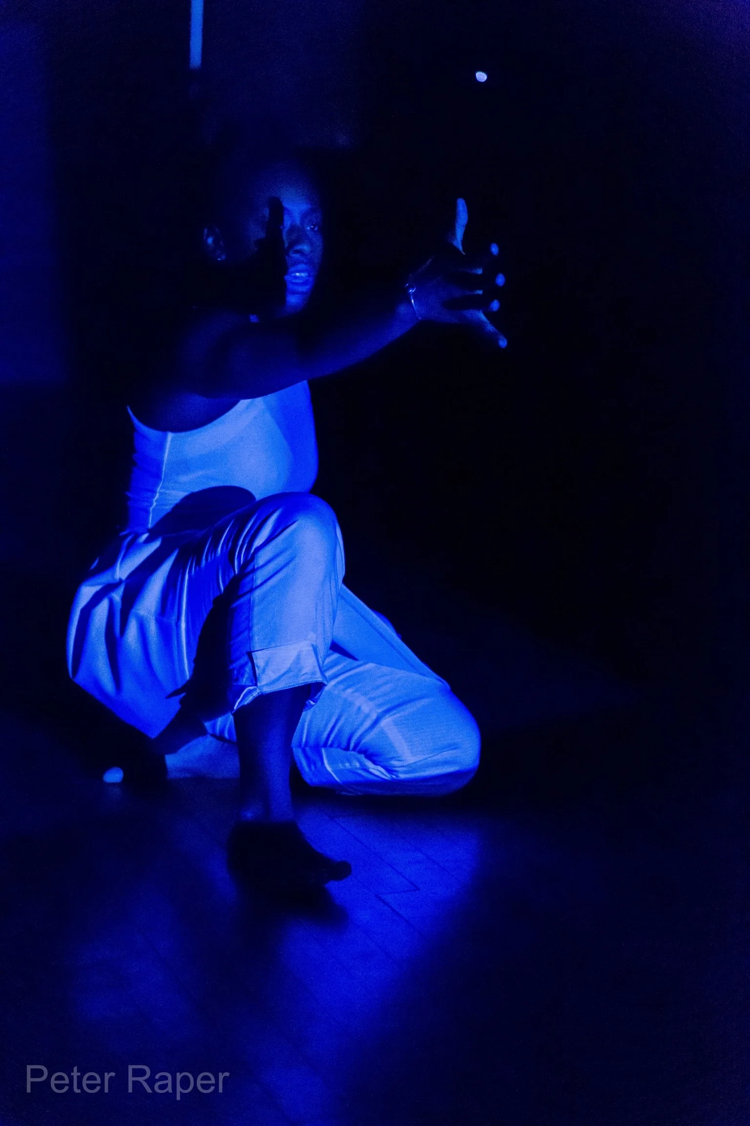 Lauren Horn performing her work Techn0Whore in 2017. Photo by Peter Raper.