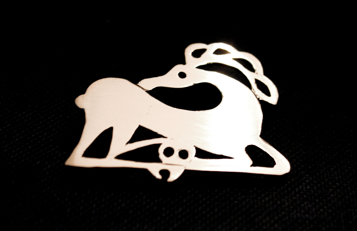 Recumbent Stag Pin