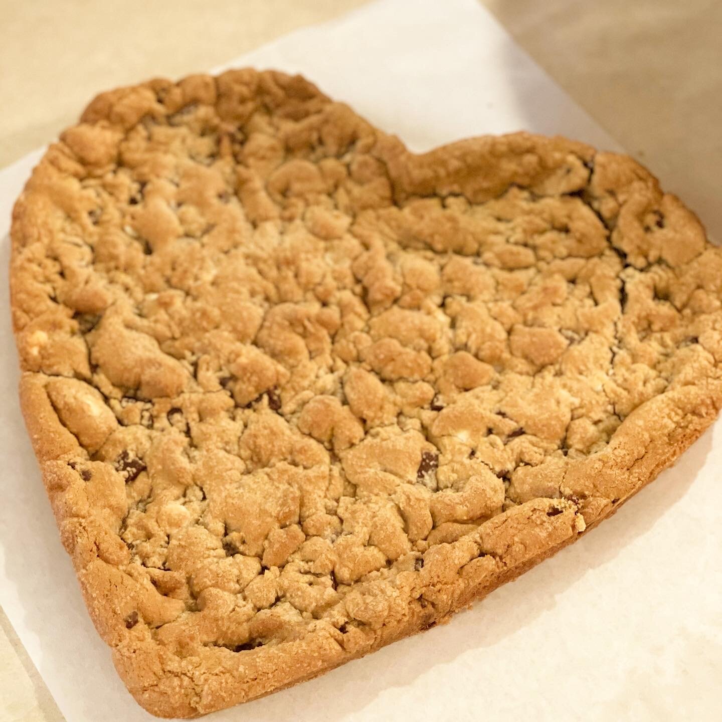 Heart Cookie Cake