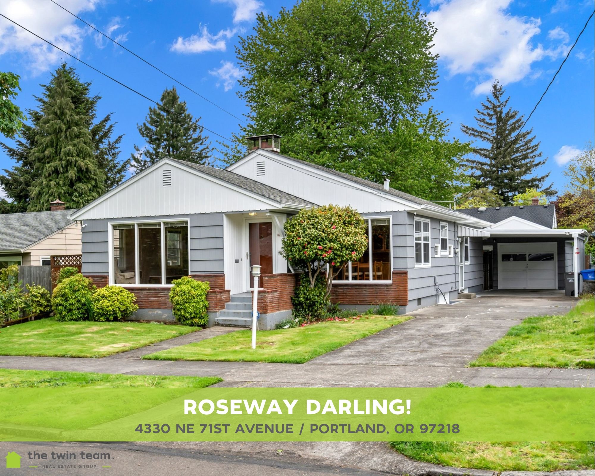 JUST LISTED!!
📍4330 NE 71st Avenue, Portland, OR 97218
🛏 3 Beds
🛁 1 Baths
📐 2374 Sq Ft
💰 $475,000

Light-filled &amp; loaded with 1950's vibes! Fall in love with all this home has to offer! The quaint entry opens to a grand-sized living room off