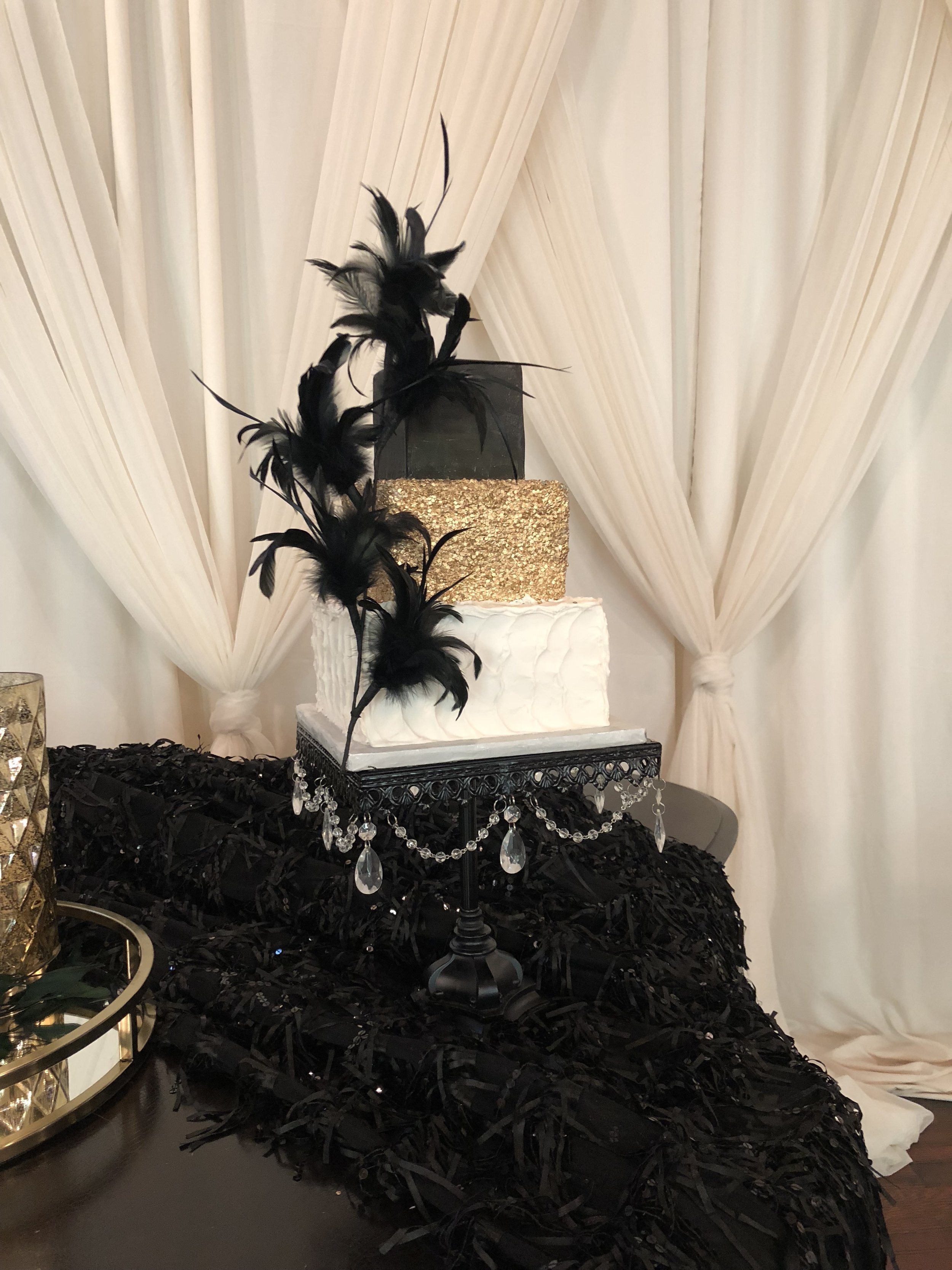 gatsby wedding cake 