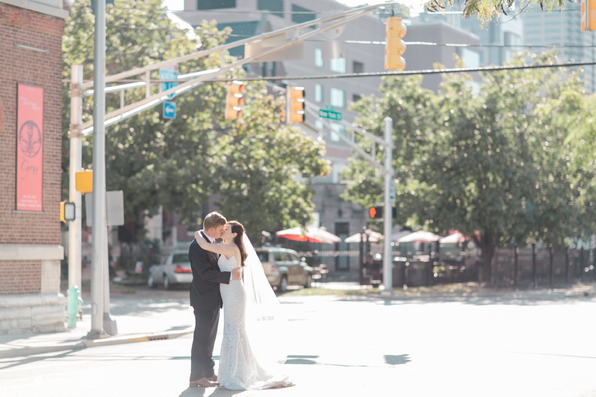 wedding kiss