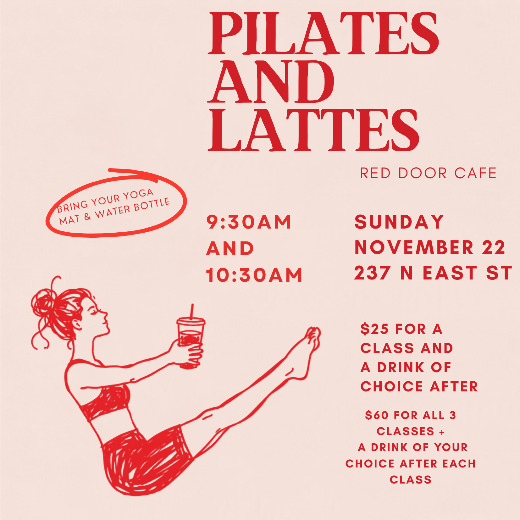 Pilates and Lattes with Marlena