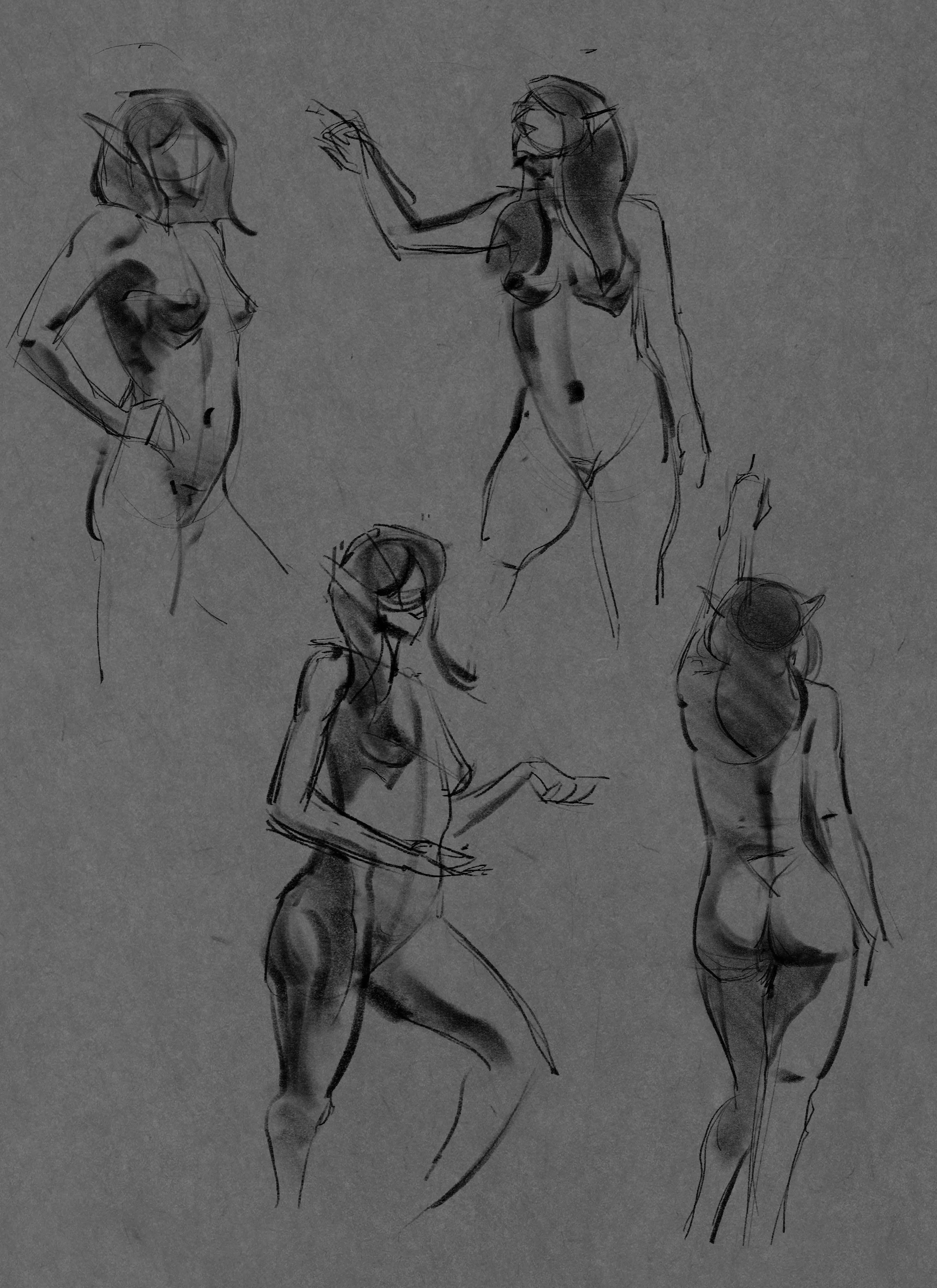Figure studies 2 minute poses