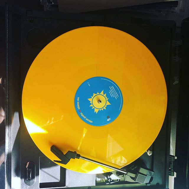 Shine on! Never seen a yellow record before! It&rsquo;s going to be a great day!