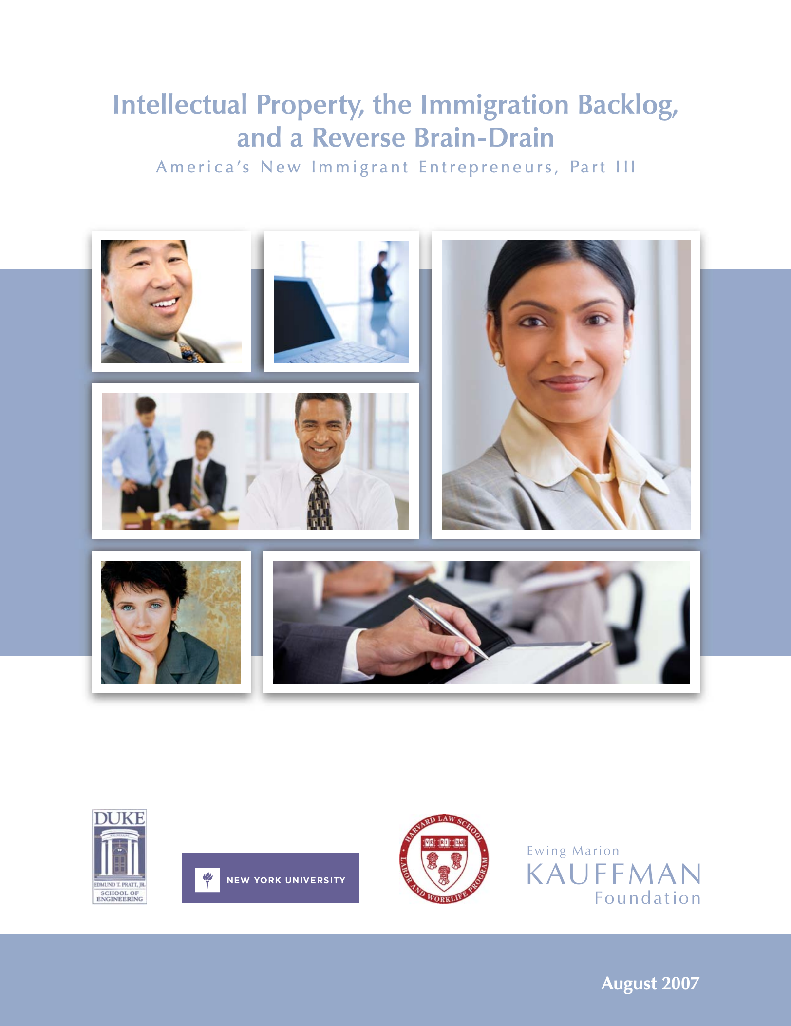 Intellectual property, the immigration backlog, and a reverse brain-drain: America’s new immigrant entrepreneurs, part III