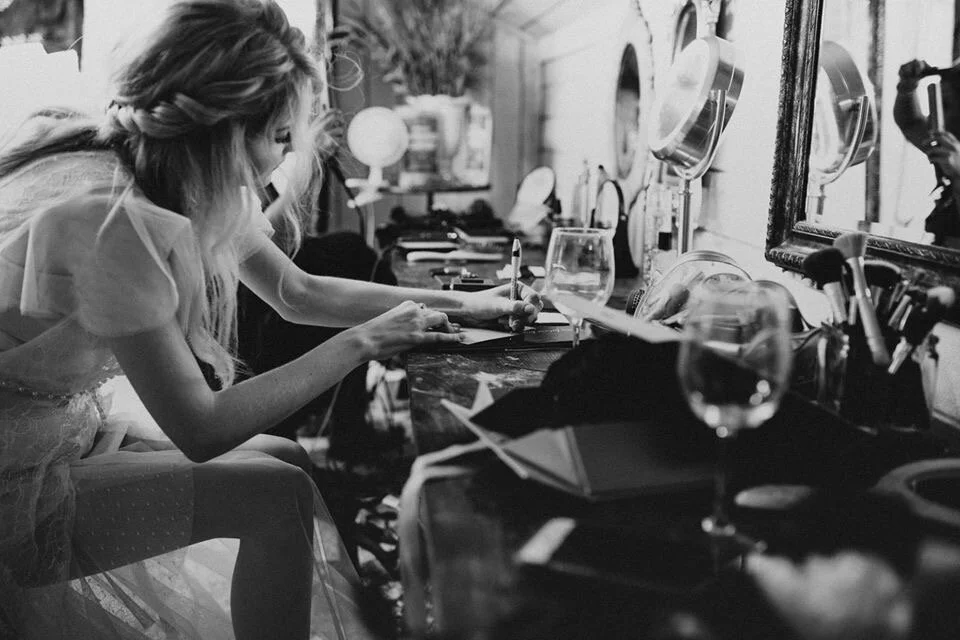 Brides journal entry on wedding day