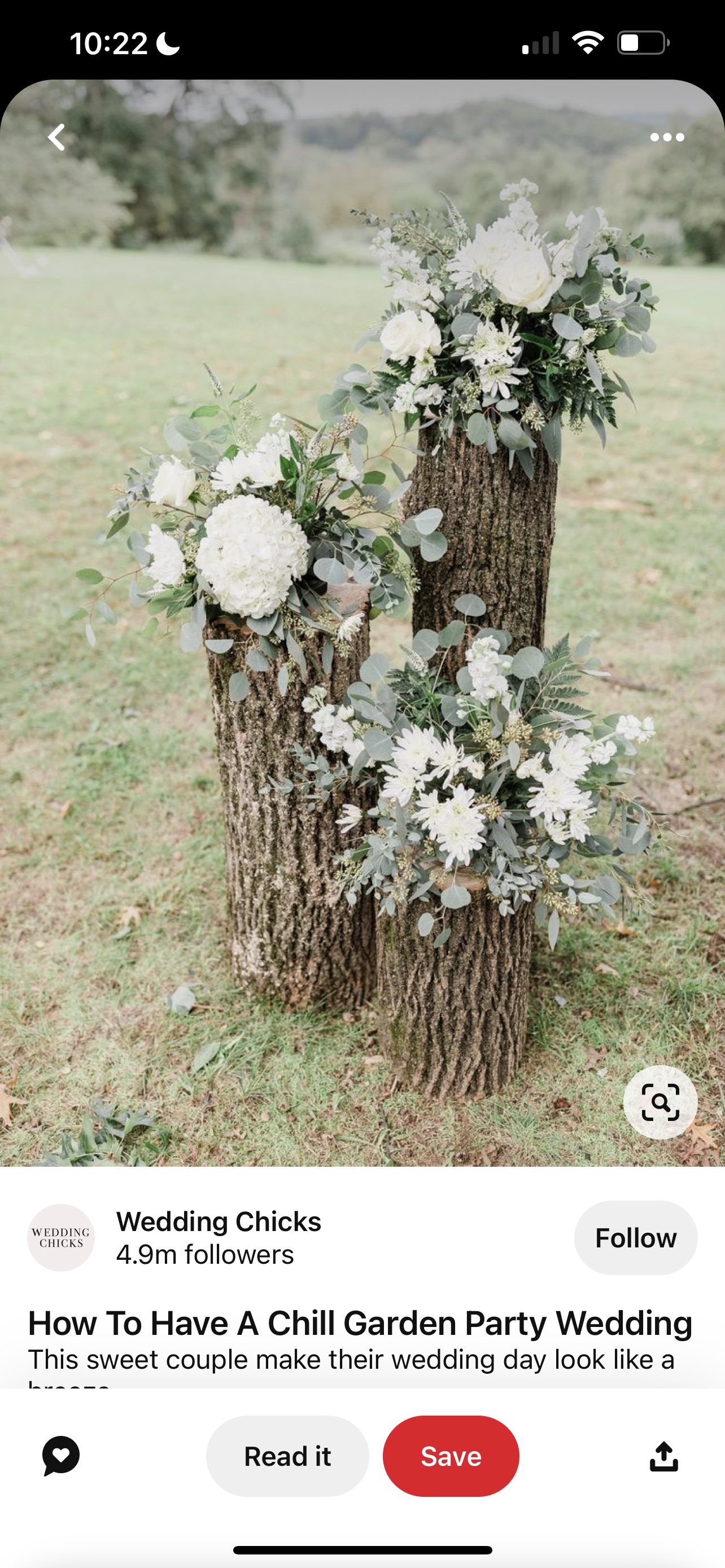 Set of 3 Log Stumps