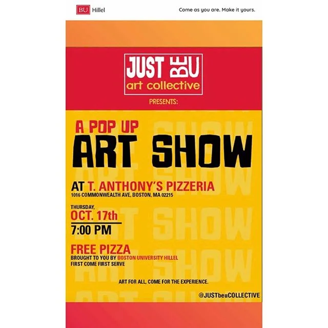 @justbeucreative JUSTbeU Art Collective&rsquo;s FIRST EVER exhibition, 10+ visual artists, textile artists, graphic designers, musicians, and a puppet maker are all collaborating to create something really special. 
This is the first striving effort 