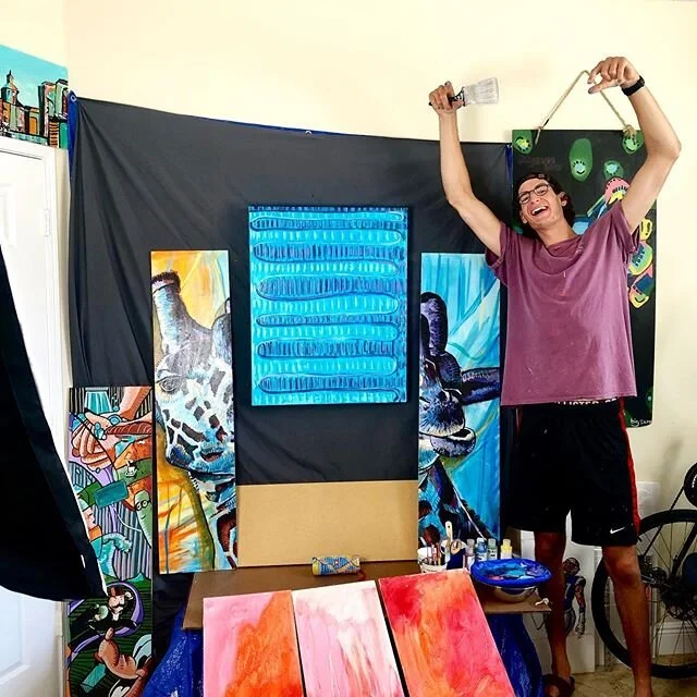 Welcome..to the StudioO this Monday!

Makin&rsquo; it happen in quarantine. Today I&rsquo;m starting the background for these new commissions and working hard on landing the most EPIC mural here in West Palm Beach, Florida. 
Can&rsquo;t wait to share