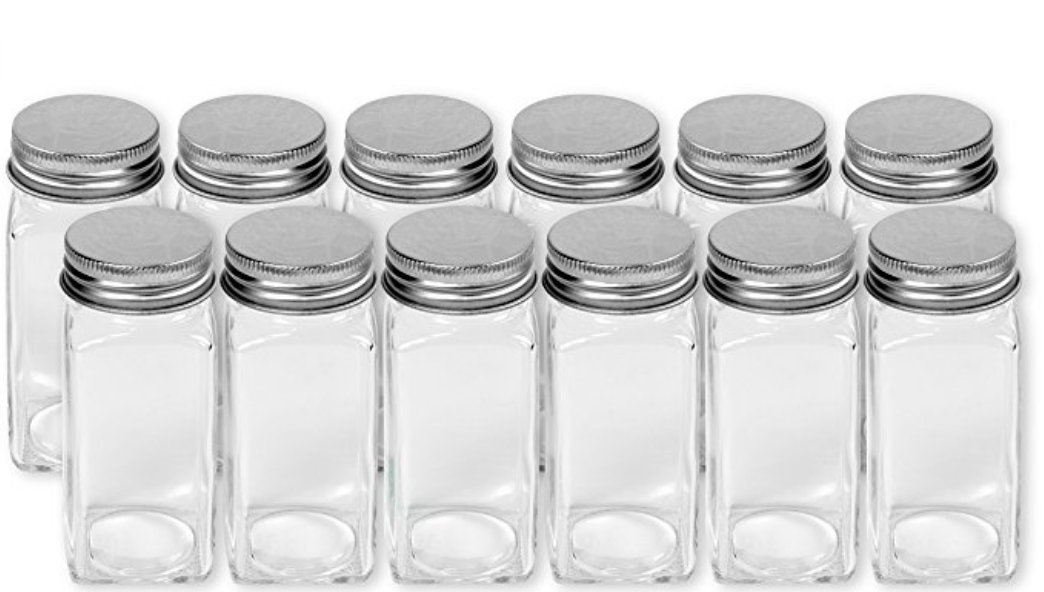 Glass Spice Jars