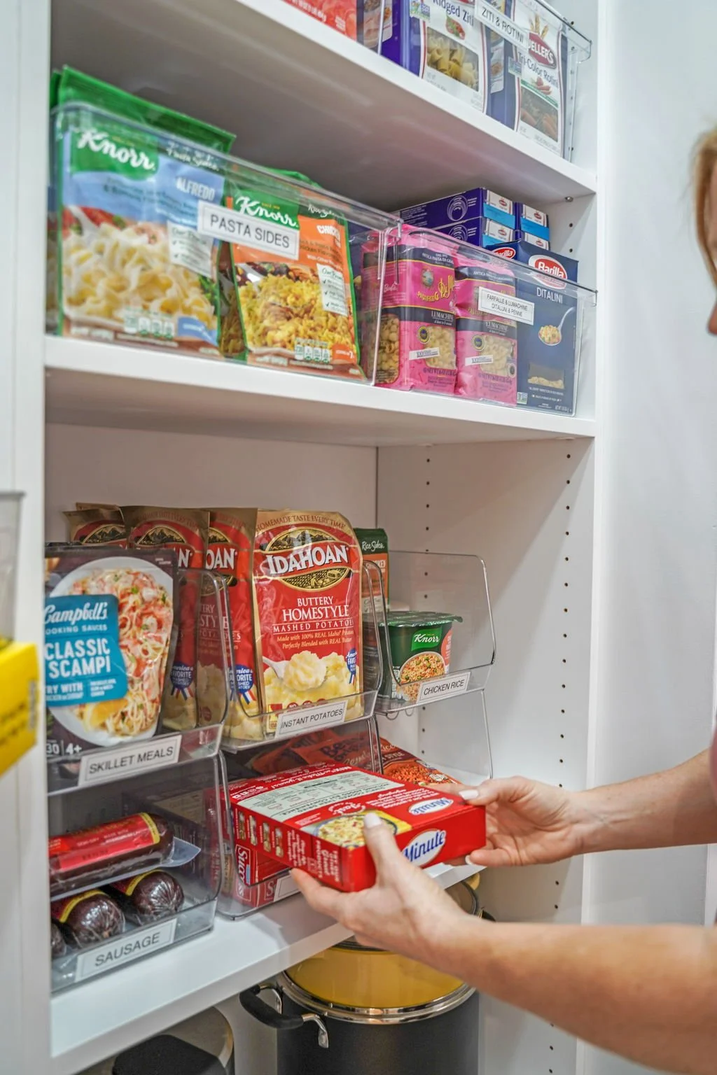 Pantry organization services in Raleigh and Wake Forest, North Carolina.