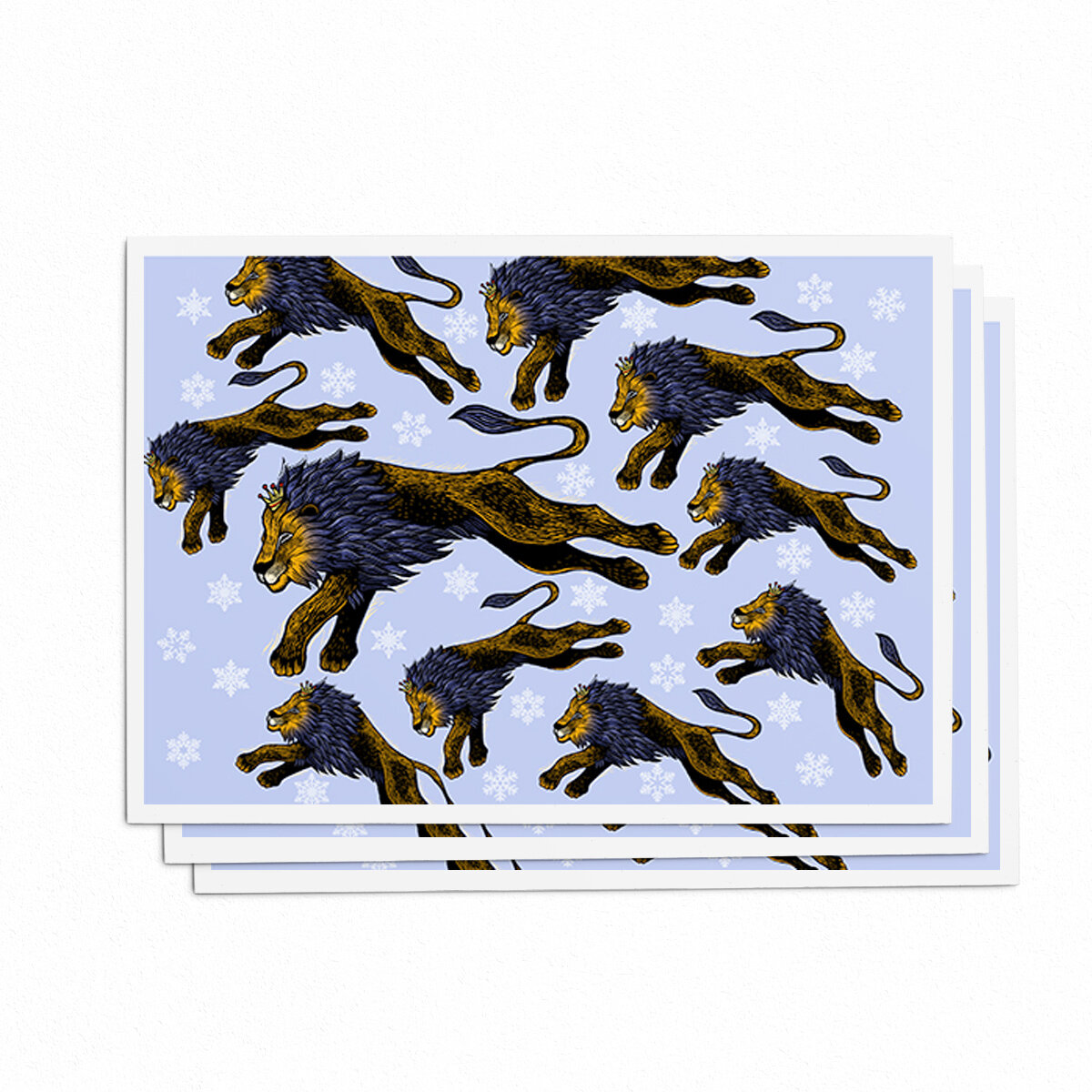 Ten Lords A Leaping 5x7 Cards