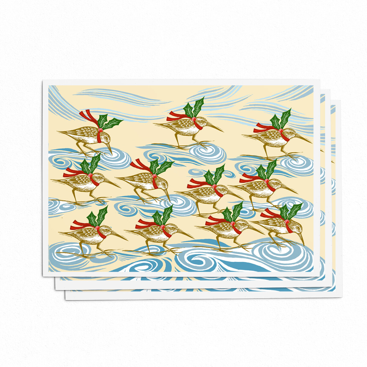 Eleven Pipers Piping 5x7 Cards