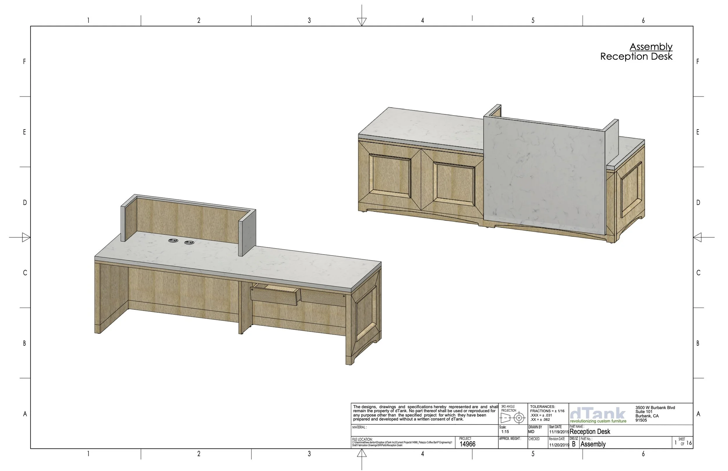 Reception Desk