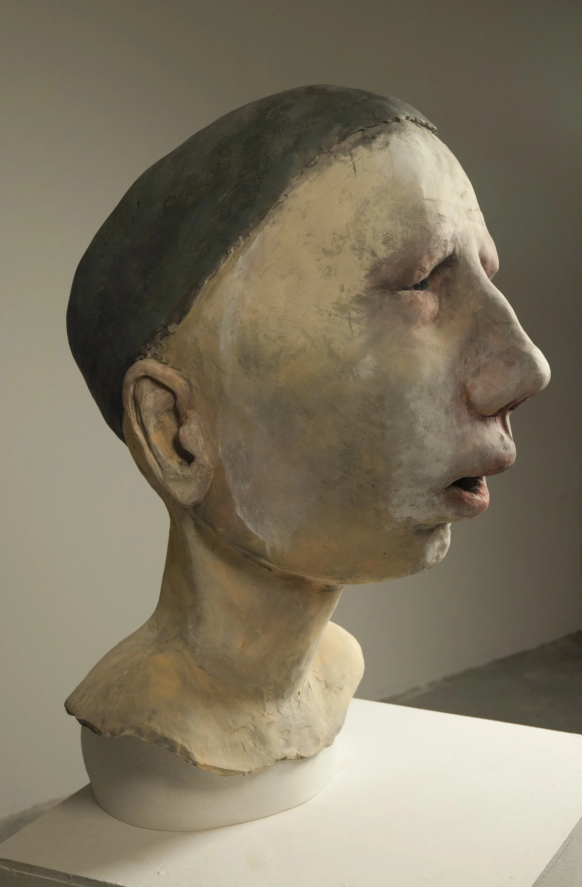    MFA,  C. Watkins —  Pierrot The Party-hound        Ceramic. 36 ”x 18” x 30”, 2012     