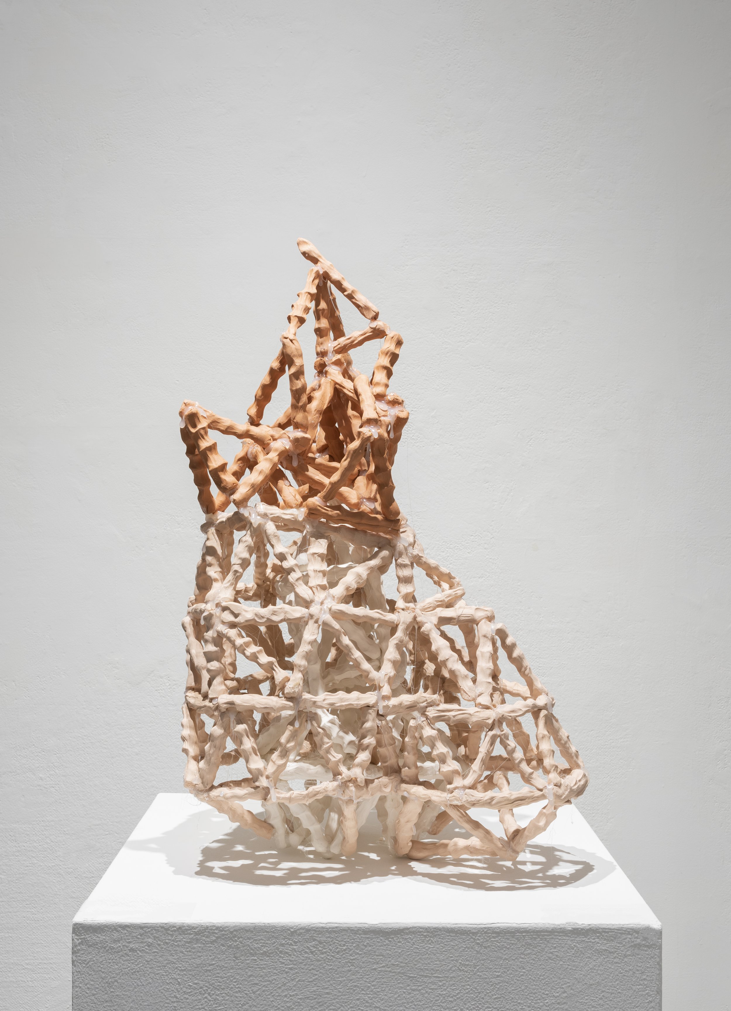      HEART OF A LEVIATHAN — ASEMIC CONSTRUCTION&nbsp;    &nbsp;&nbsp;&nbsp;Porcelain, stoneware, earthenware, hot glue. 23” x 16” x 14”, 2021     