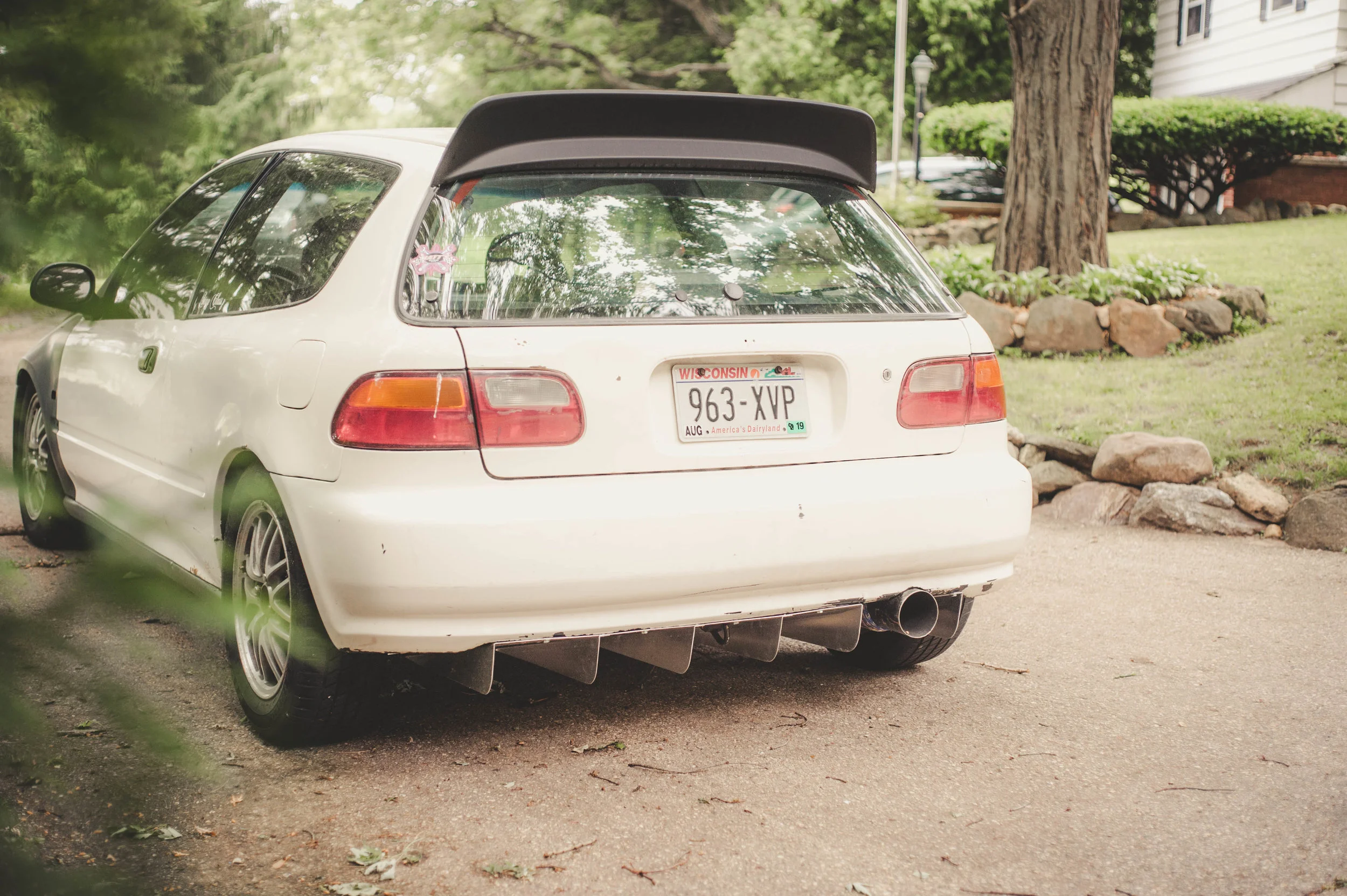 Eg Hatch V1 Rear Diffuser