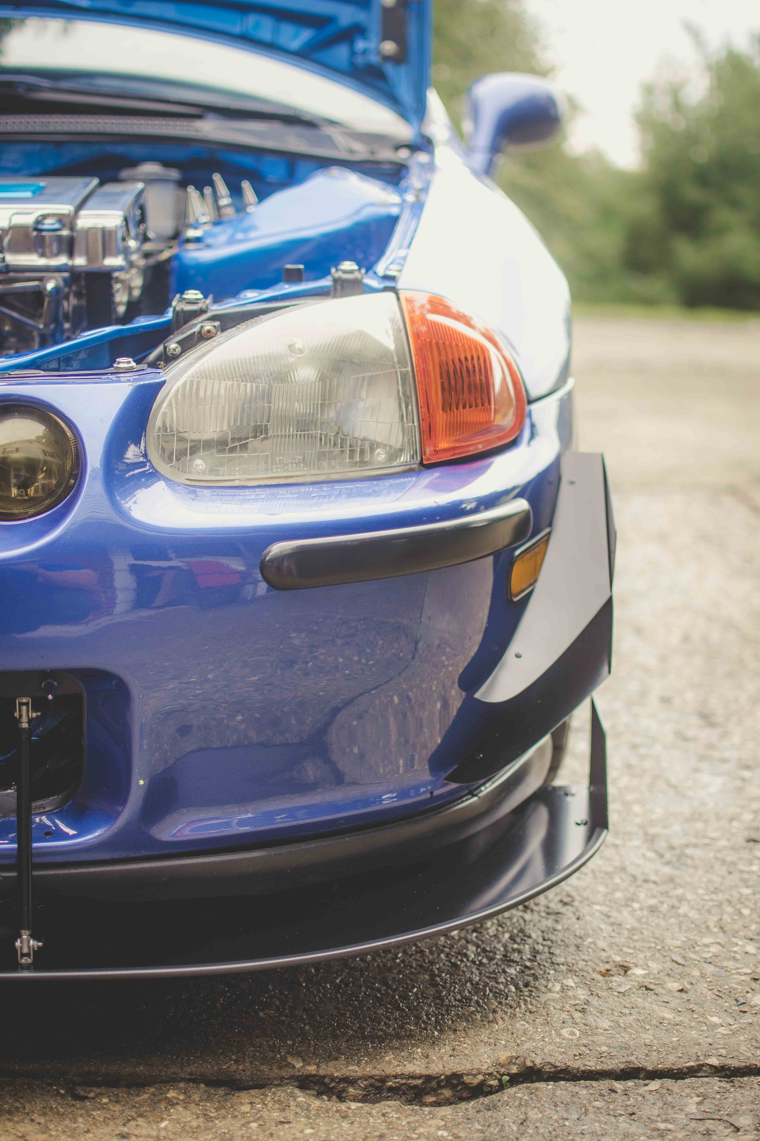 Delsol Dual Front Bumper Canards — Sol Kreations 365