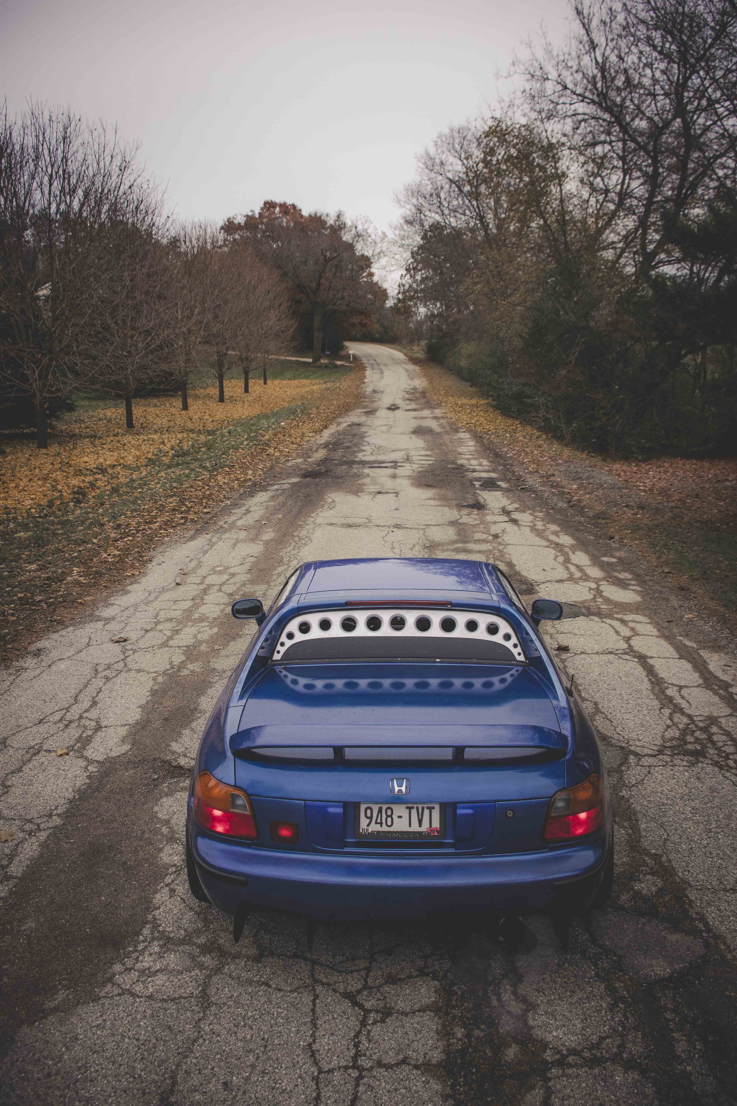 Honda Del Sol -Rear Window Louver — Sol Kreations 365