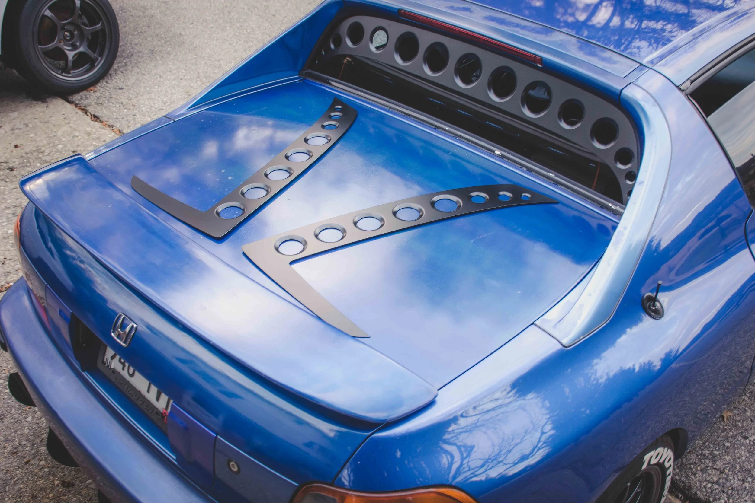 Honda Del Sol -Rear Window Louver — Sol Kreations 365
