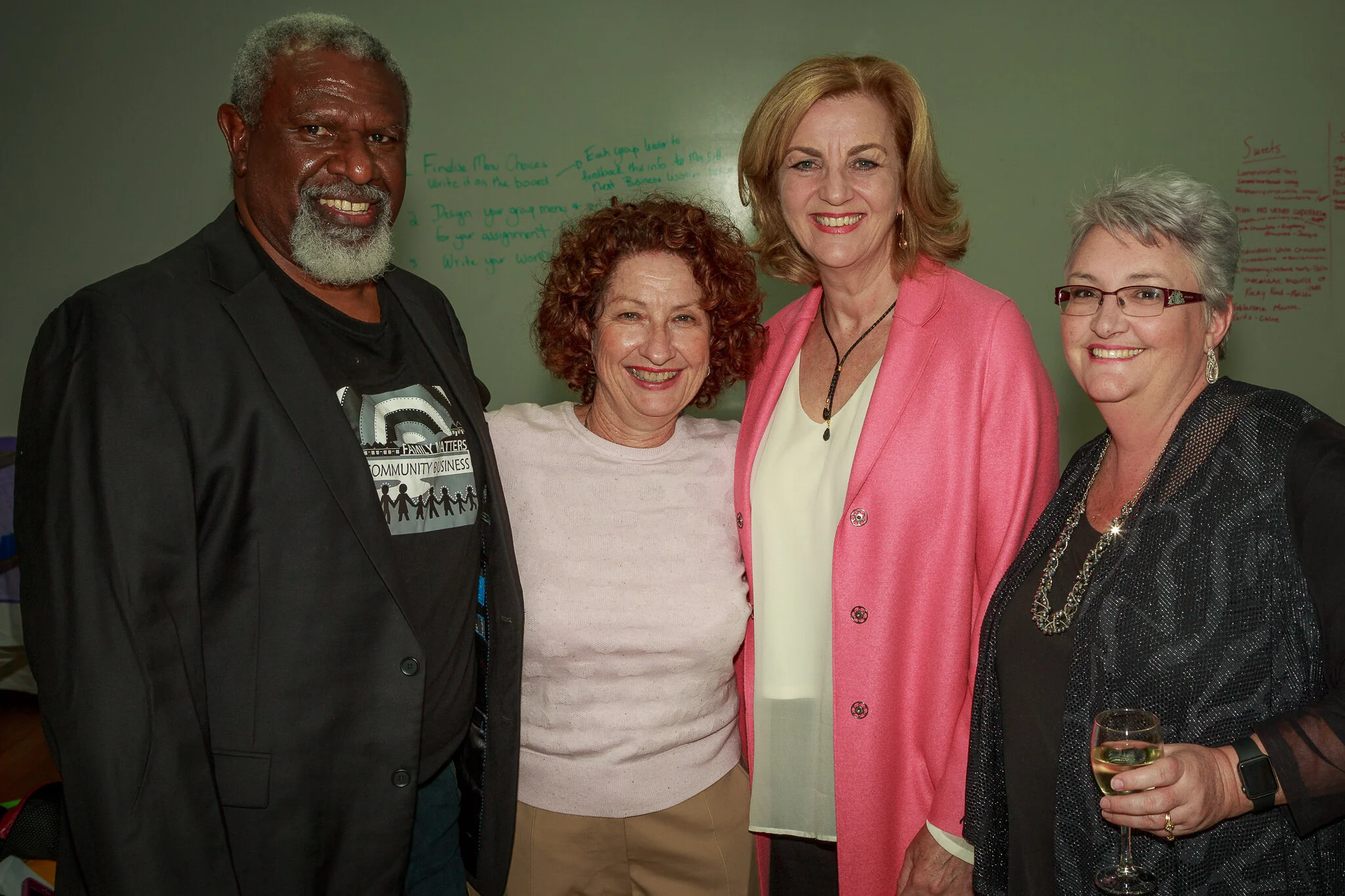 Image by Tony FitzGerald.  Jean Kittson was guest speaker at a women’s forum, where Tony worked as a volunteer photographer.  This event later led to paid gigs.