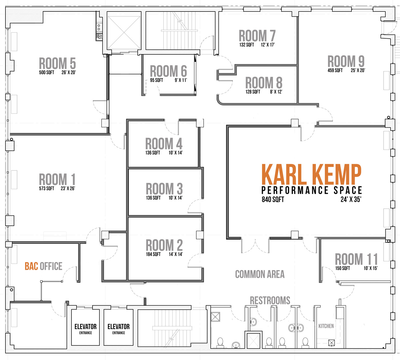 THE FLOOR PLAN