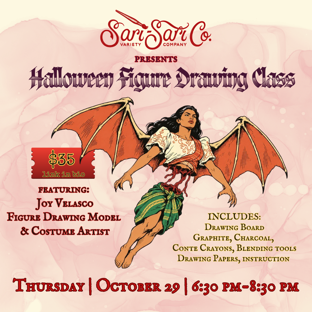Halloween Figure Drawing Class: Manananggal🦇