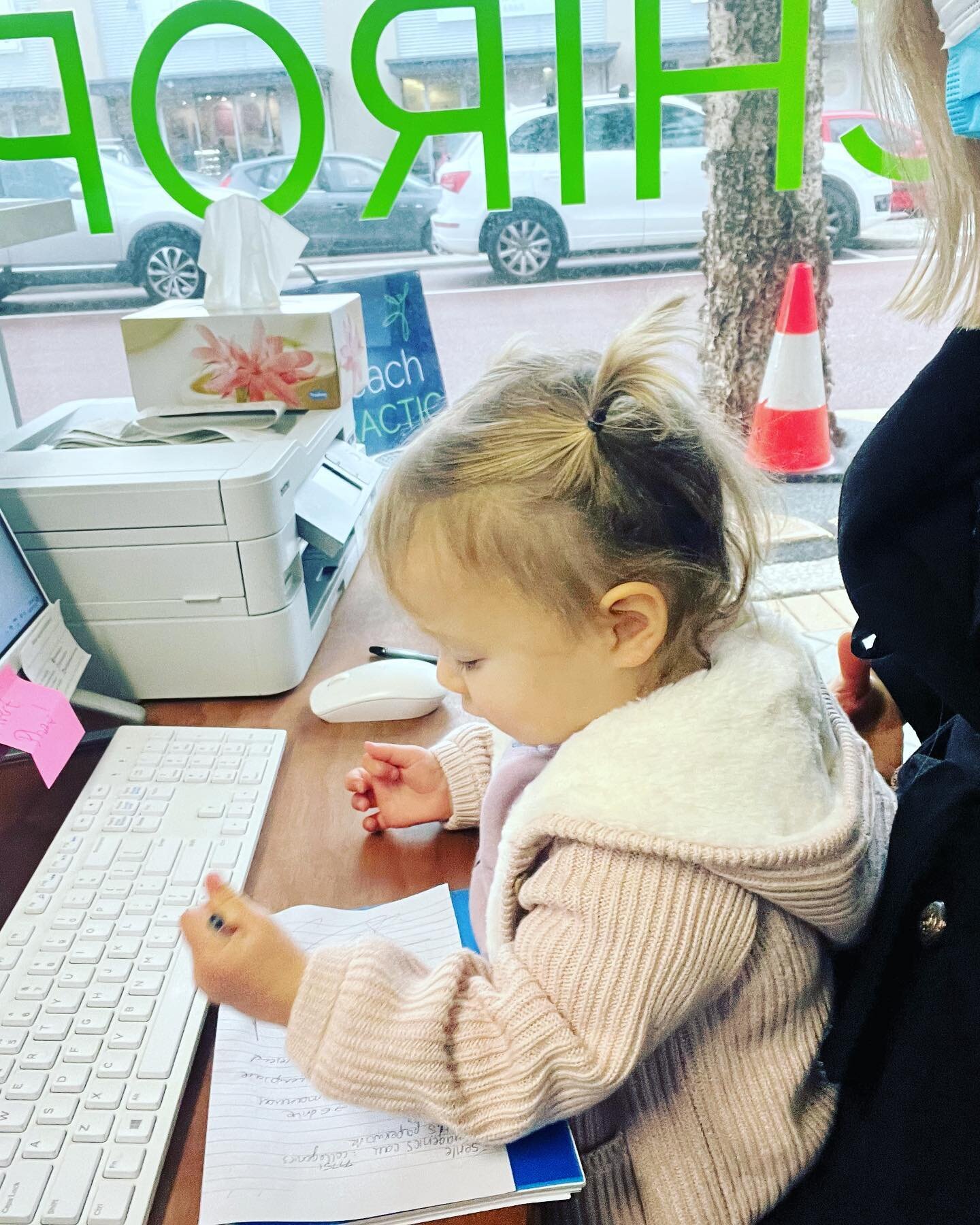 Let&rsquo;s be honest, she&rsquo;s the only one doing work on the last Saturday of the school holidays&hellip;! 😏🥰🤩