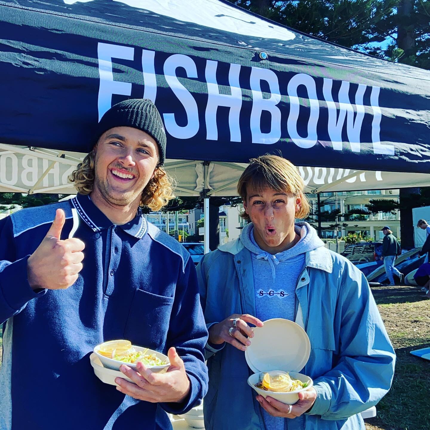 Stoked to have @fishbowl_fuel down here providing our competitors complimentary bowls / surf fuel. Cheers legends!
