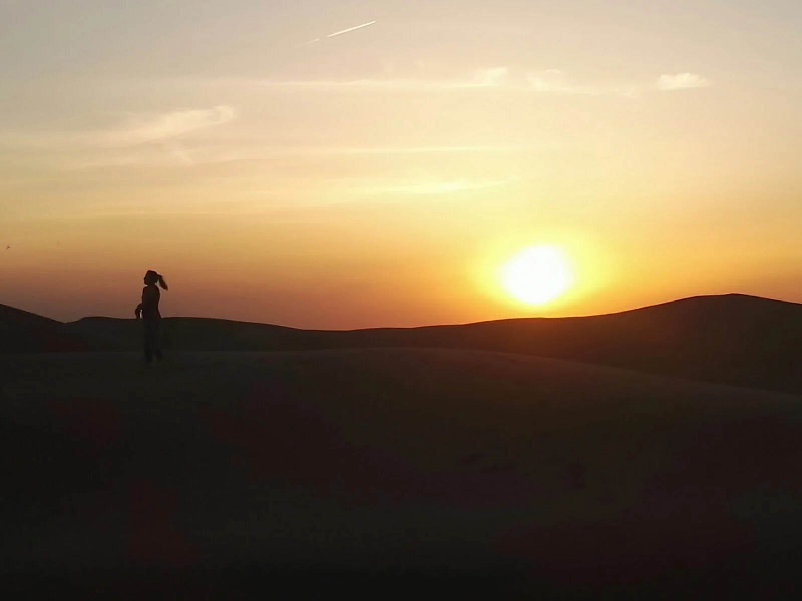  Oh, I didn’t see you there. I was just wandering into the sandy horizon in the dunes of Inner Mongolia. Is this not a relatable experience? 