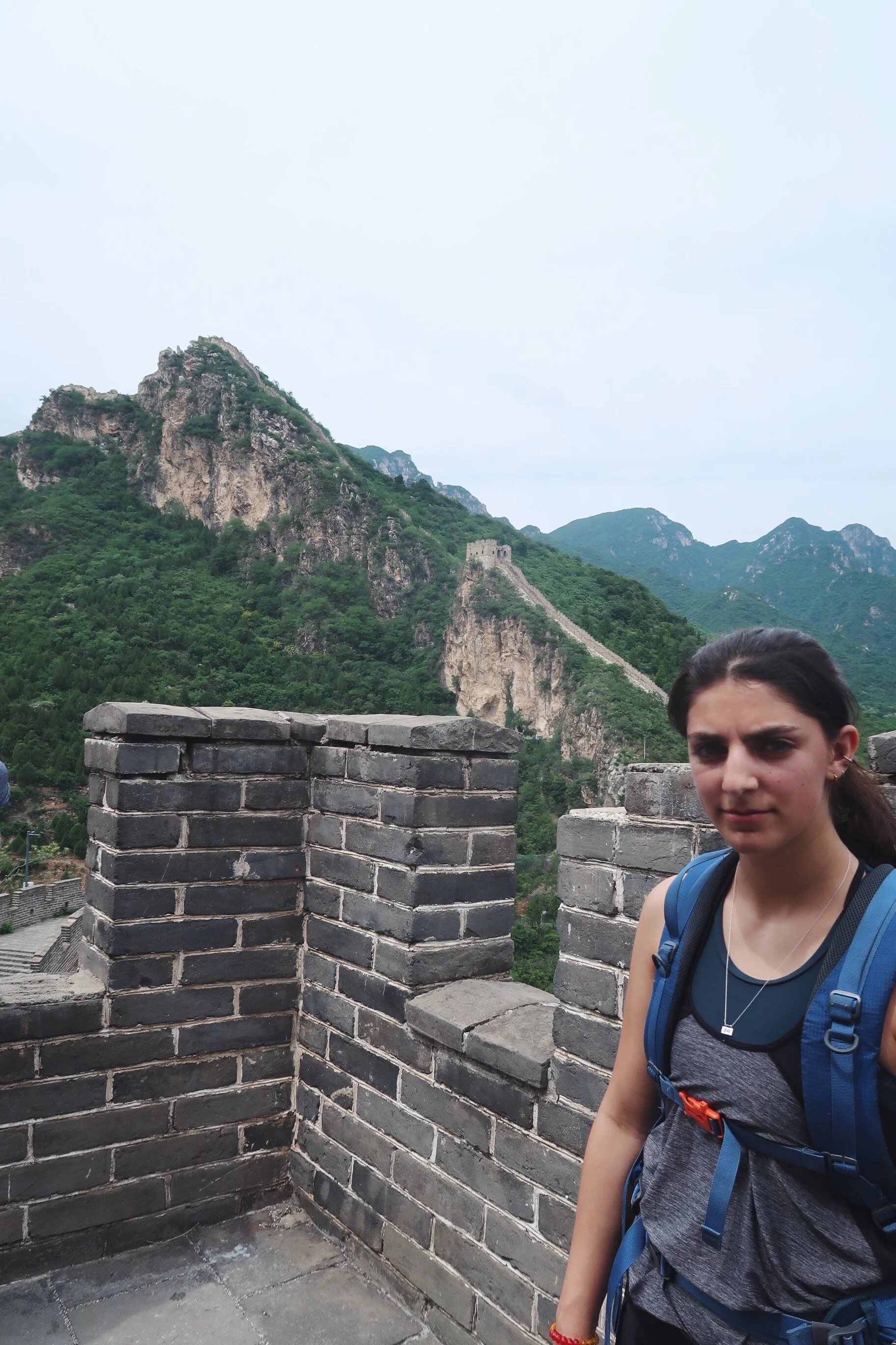  yeah we just started  great wall, beijing  