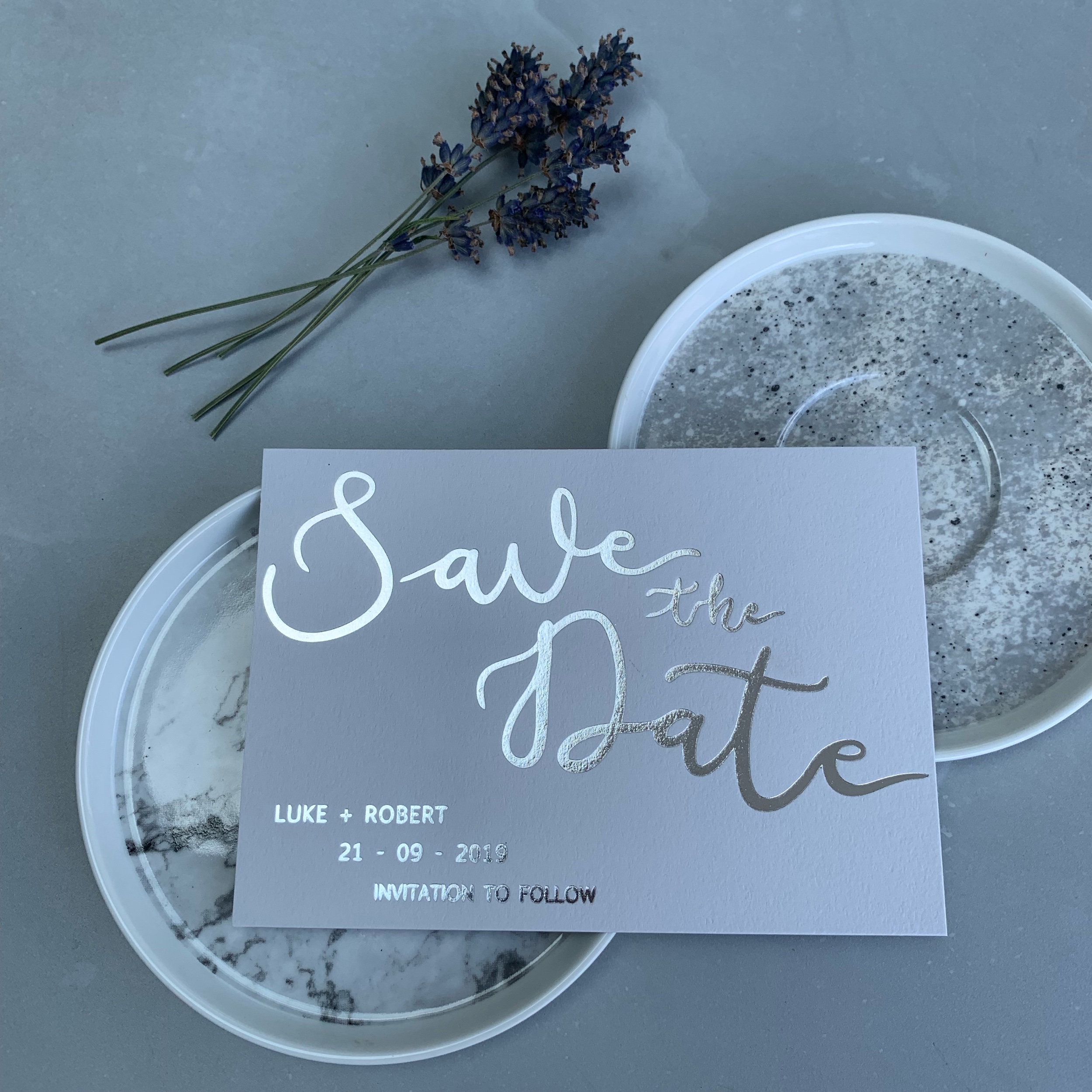 Silver on Cool Grey