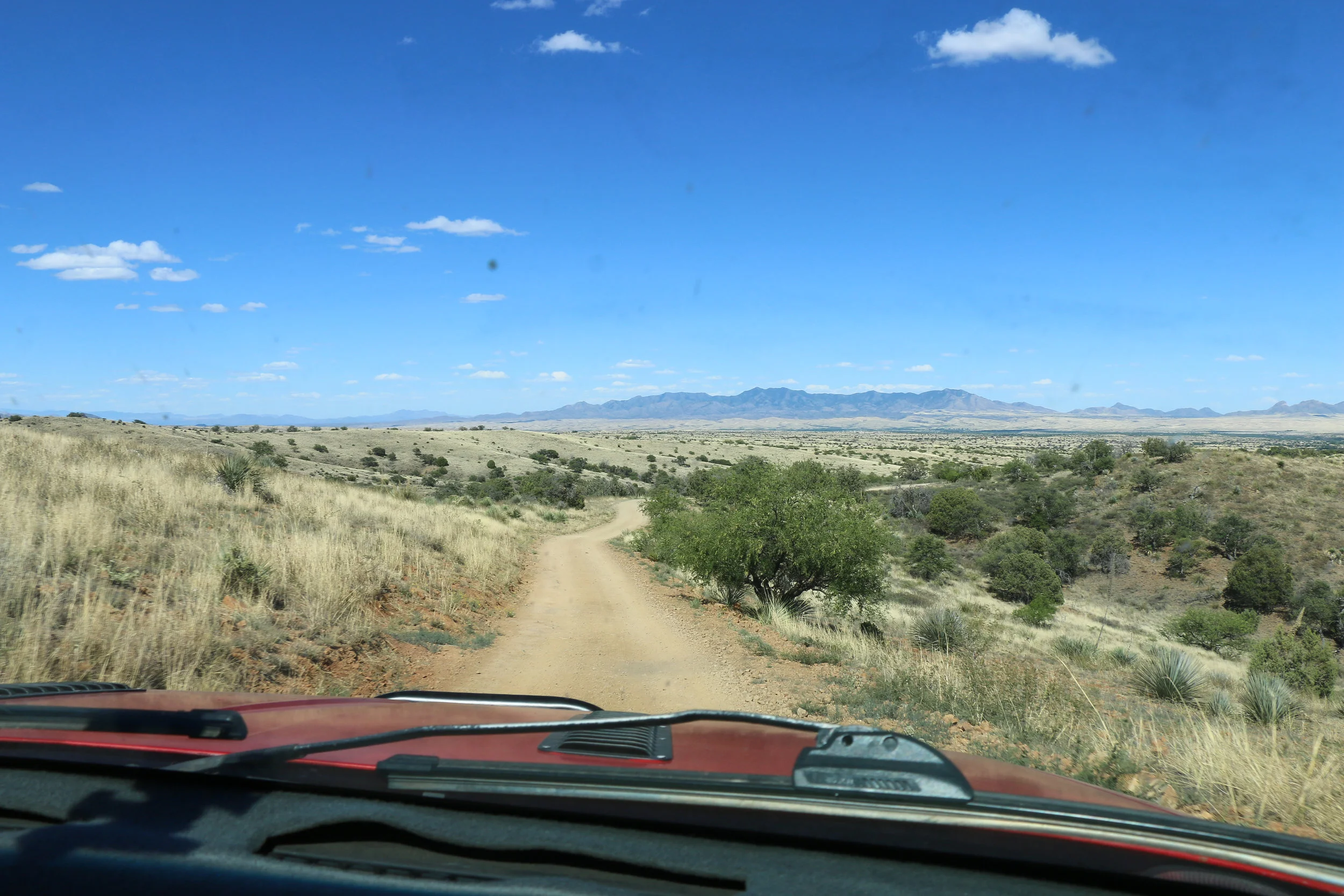 Rolling grassland on Forest Roads as we approach Kentucky Camp.