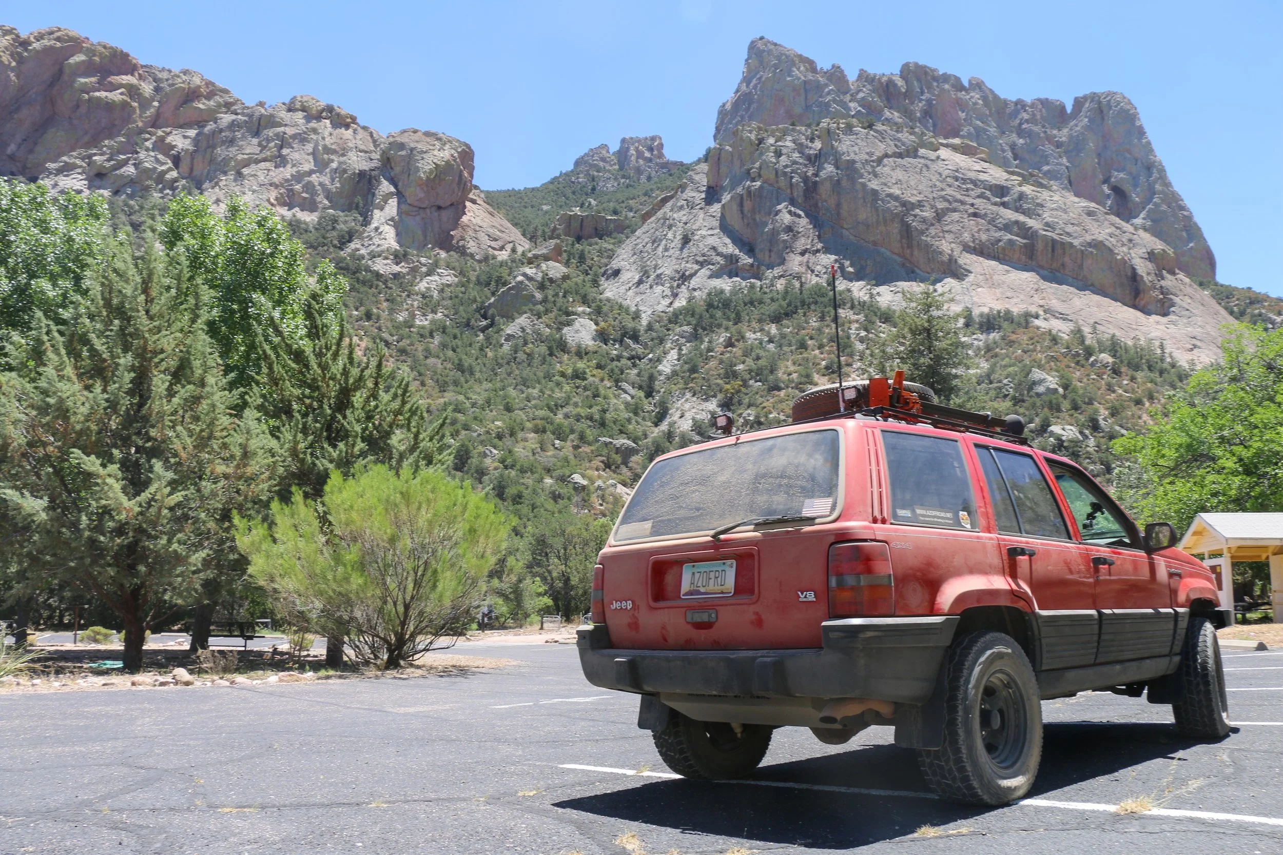 Taking in the incredible view of Cave Creek Canyon from Portal, AZ.