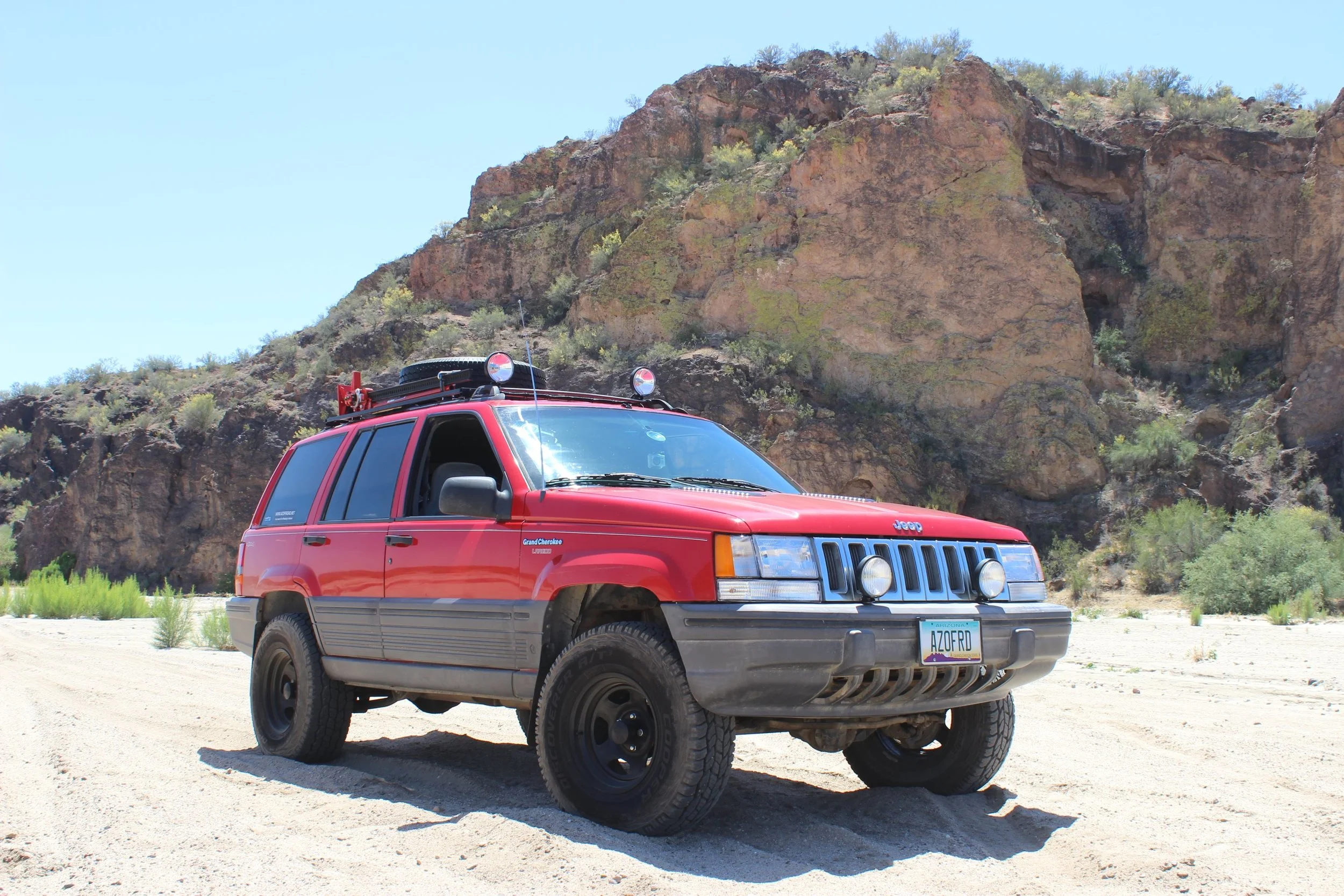 In the Hassayampa River bottom