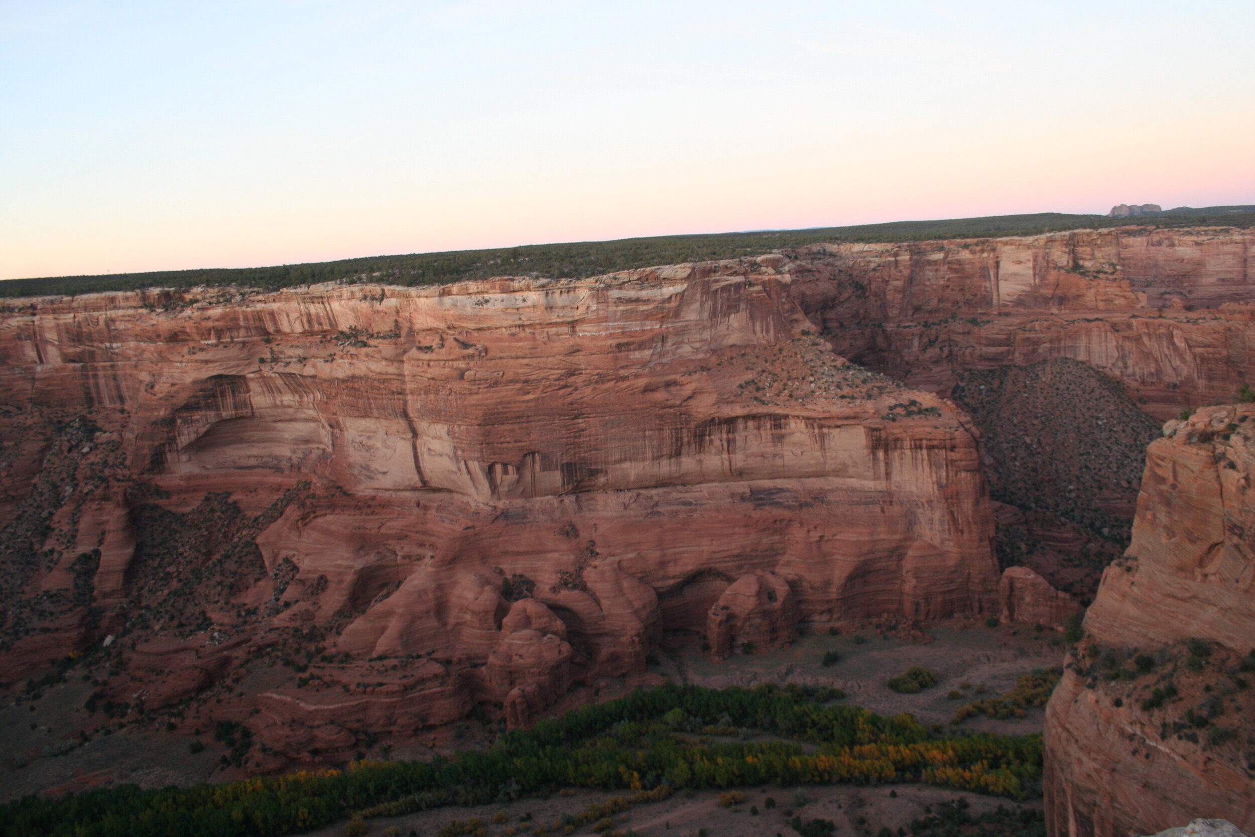   Sunset at Canyon de Chelly.  