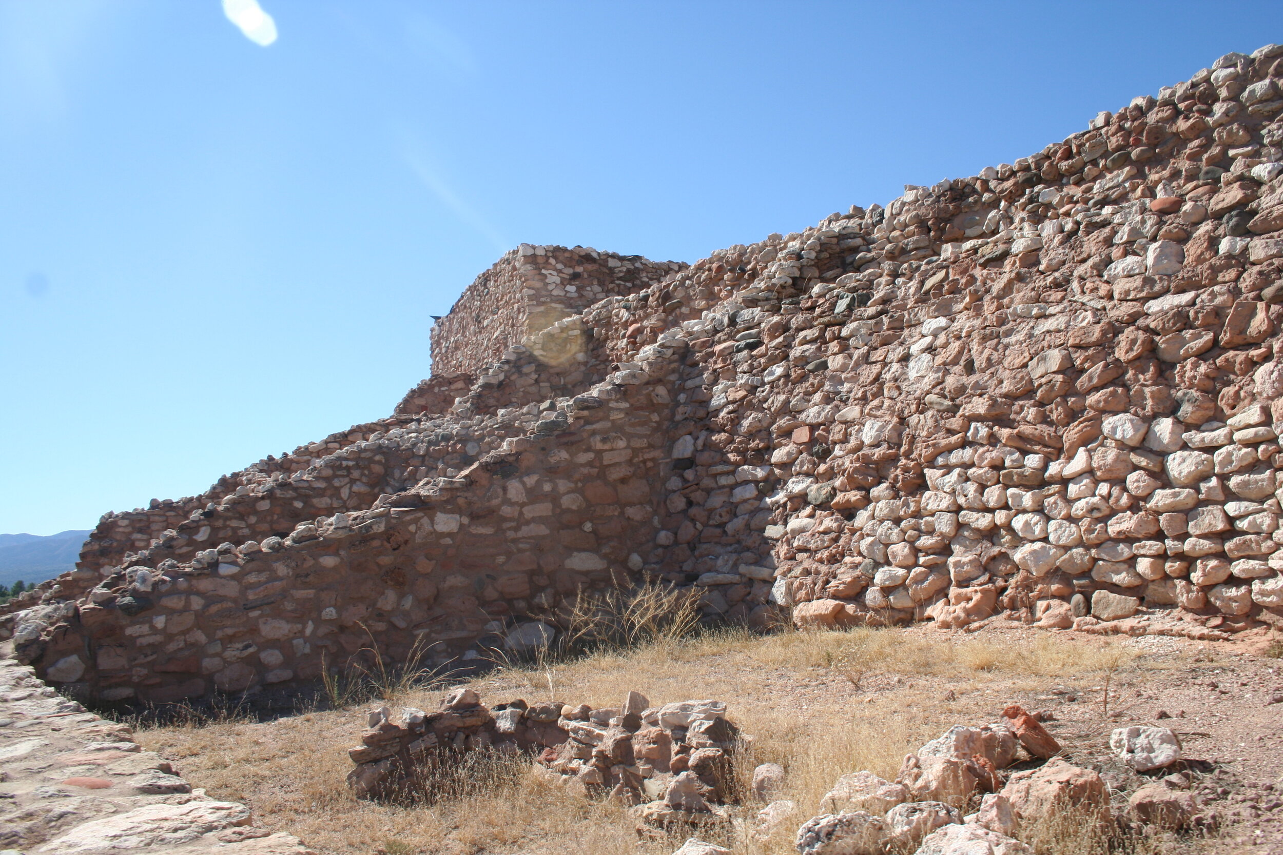   A view of Tuzigoot National Monument.  