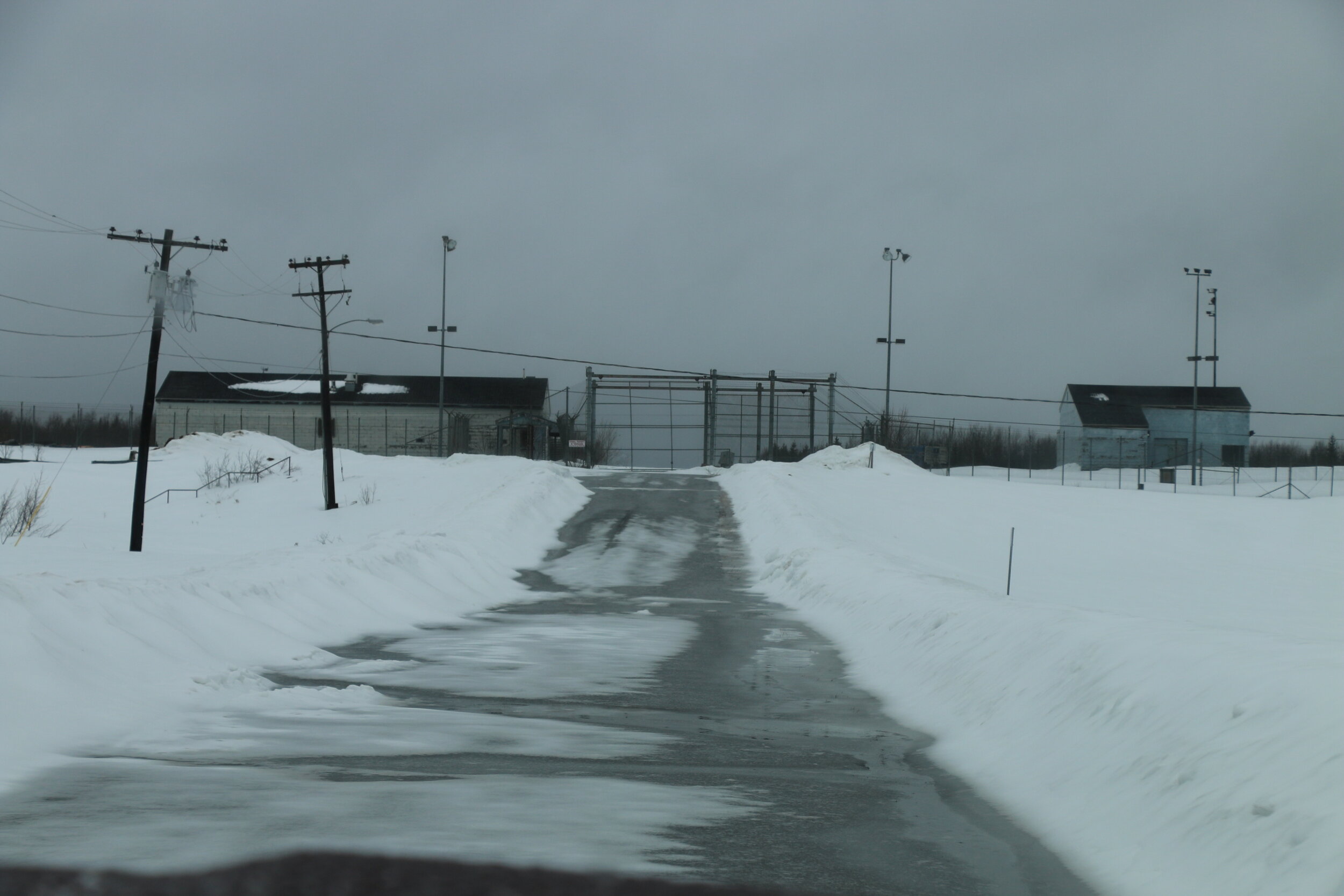   A former Loring access road.  