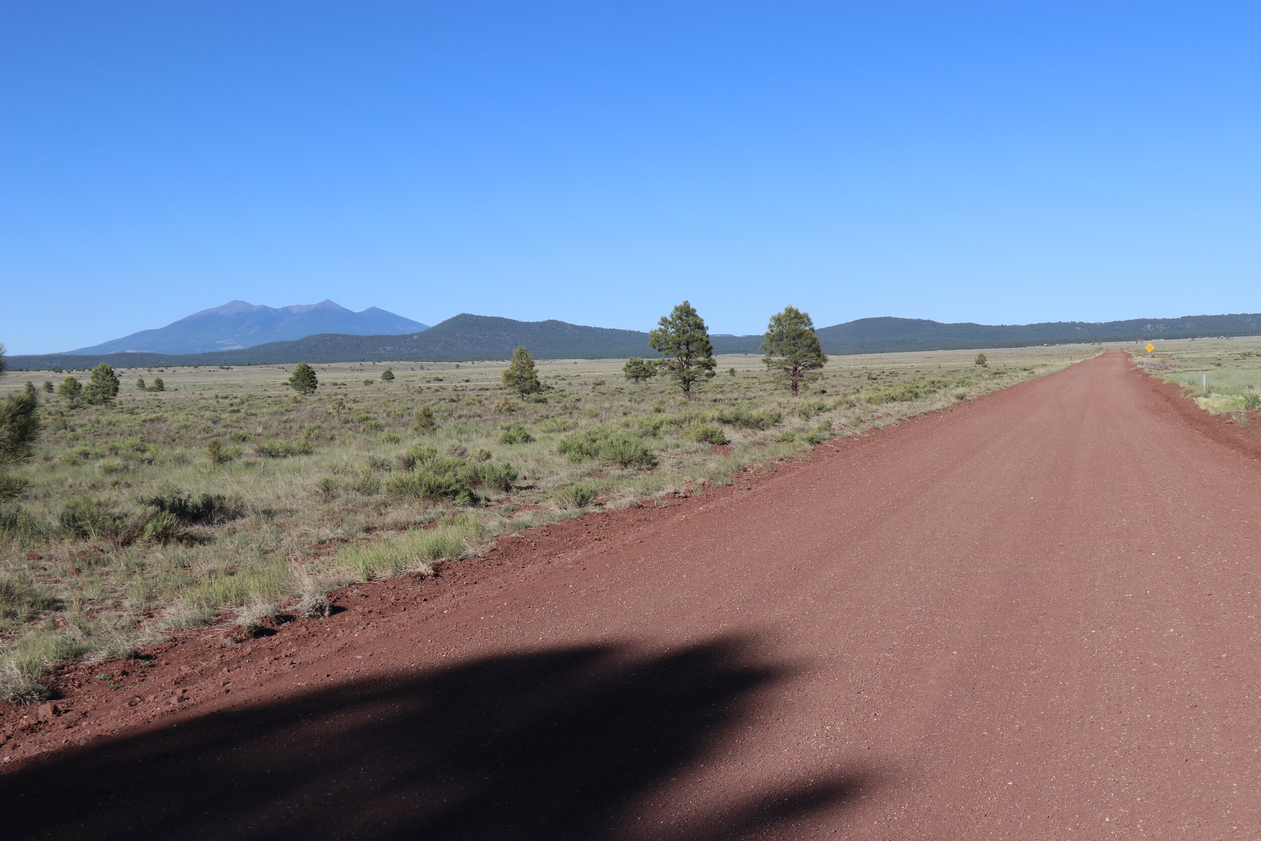 The road through Garland Prairie is gorgeous and open.