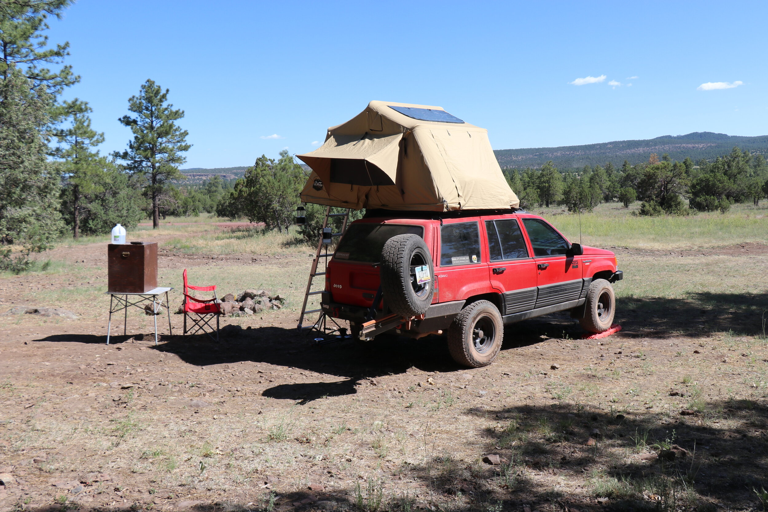 Morning at camp.