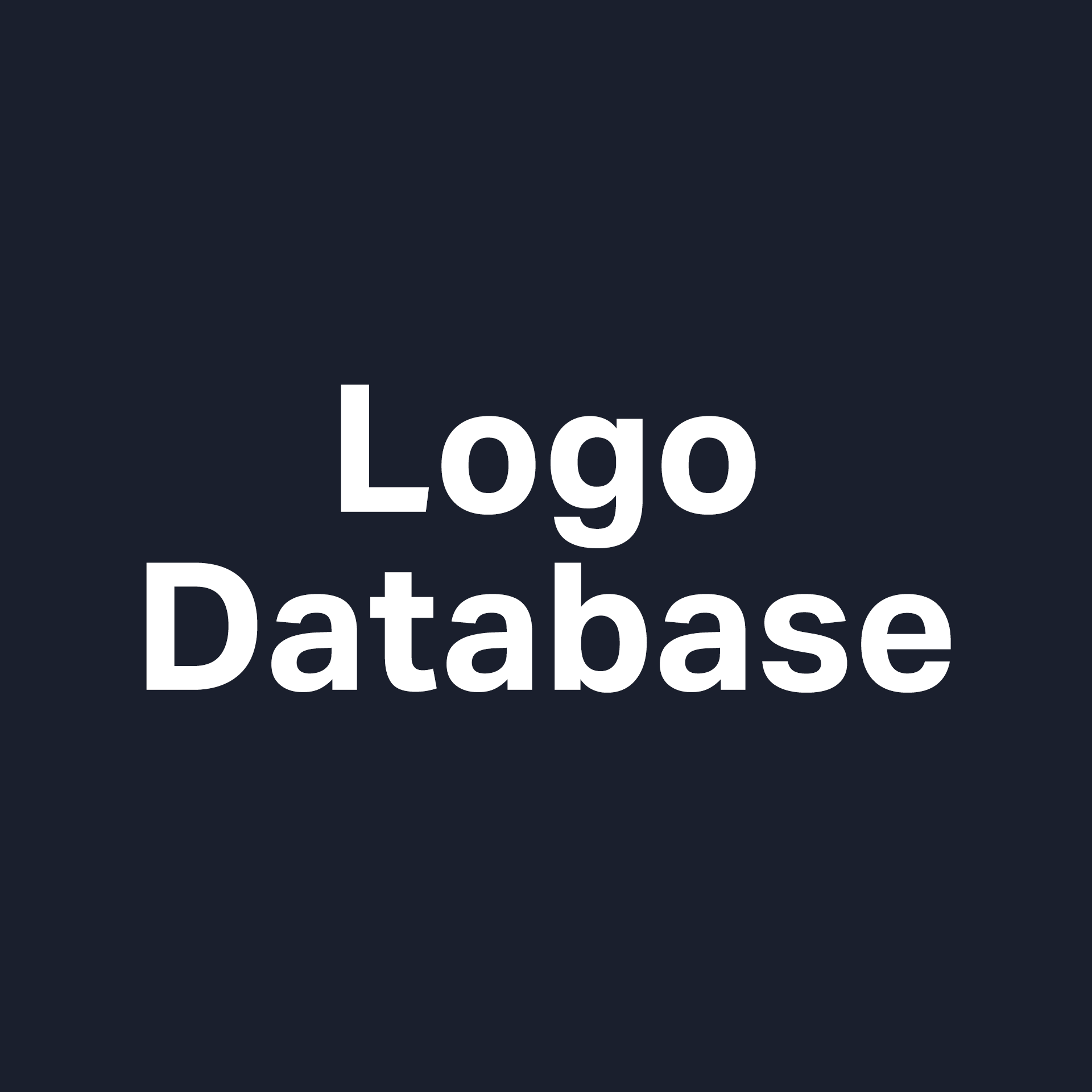 Placeholder image with the words 'Logo' and 'Database' in white text on a dark background.