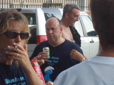 Stiff Fanny´s Dick watches while Golden Cascade has a fag.jpg