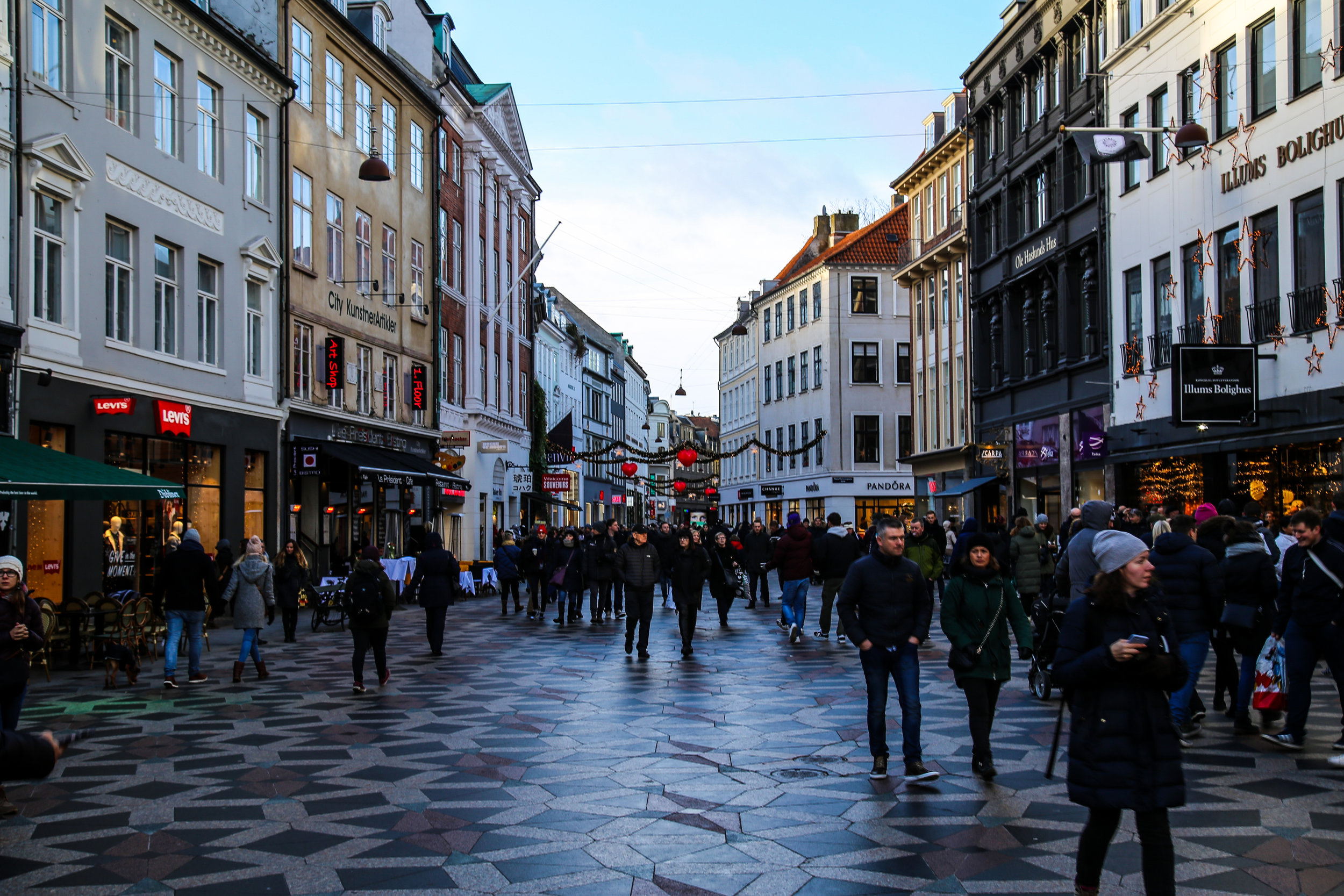 shopping district Copenhagen
