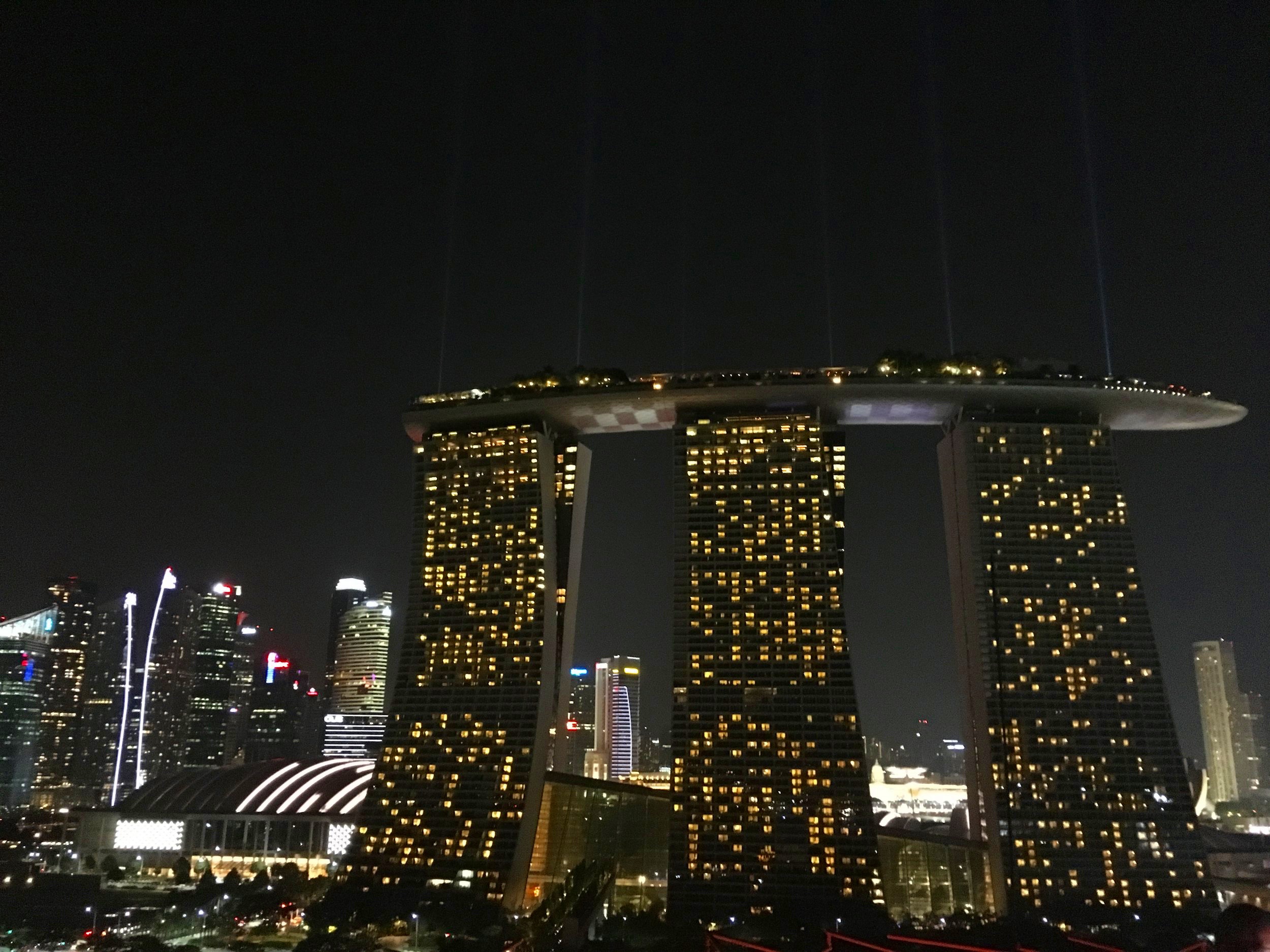 Marina Bay Sands at night