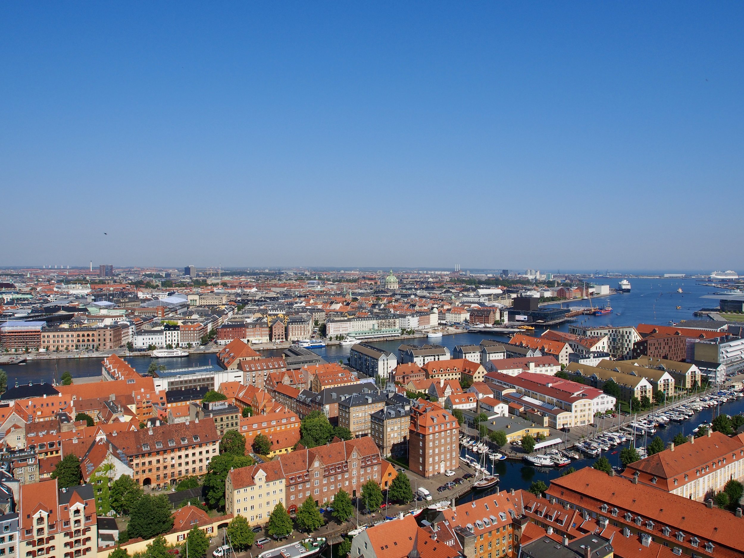 View overlooking Copenhagen