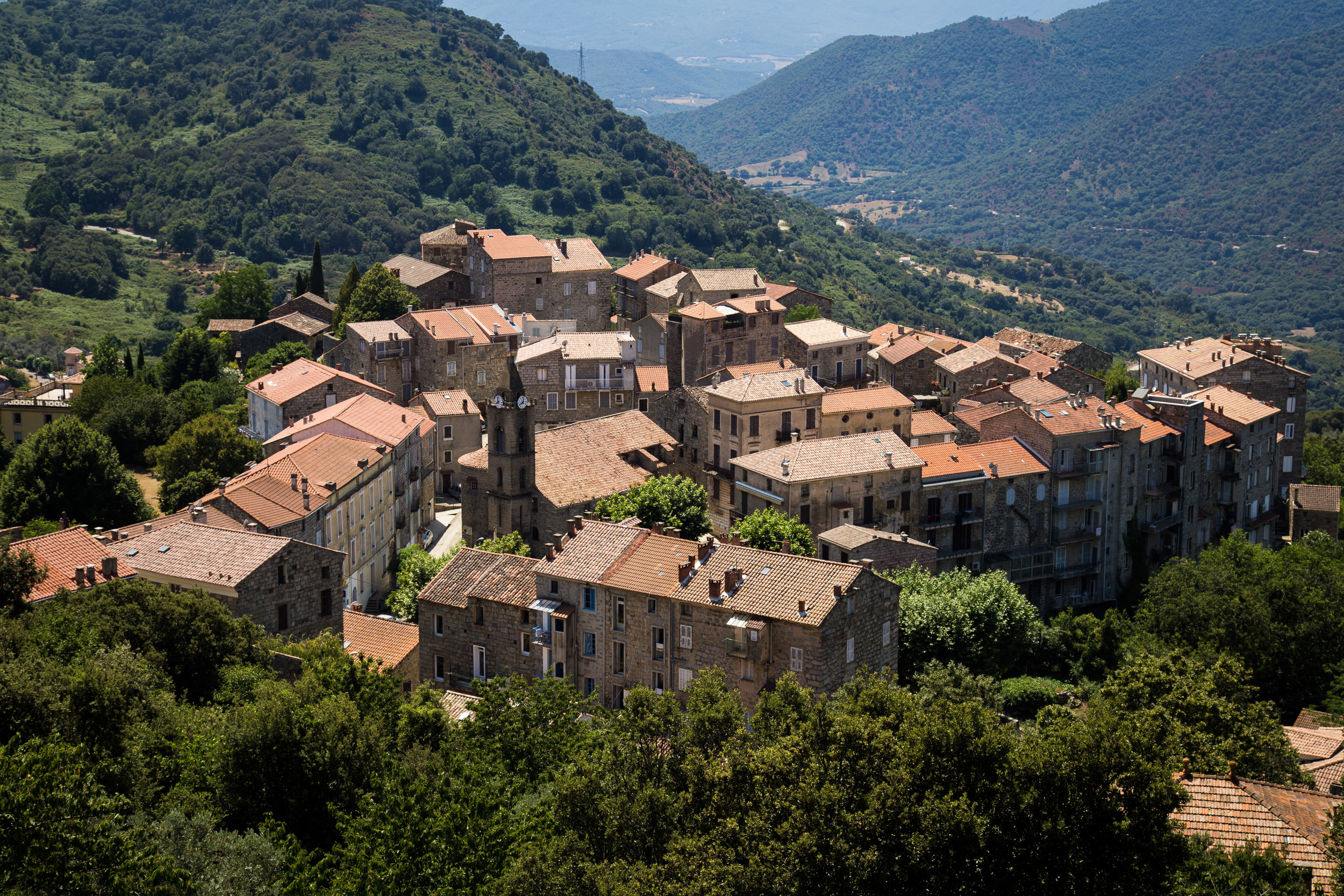 beautiful view Sainte-Lucie-de-Tallano