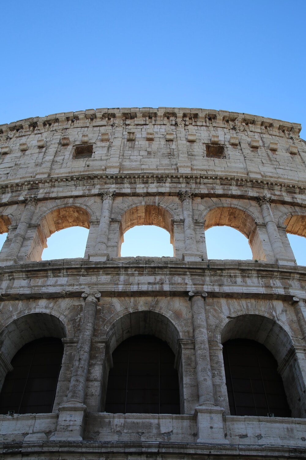 beautiful Colosseum close up